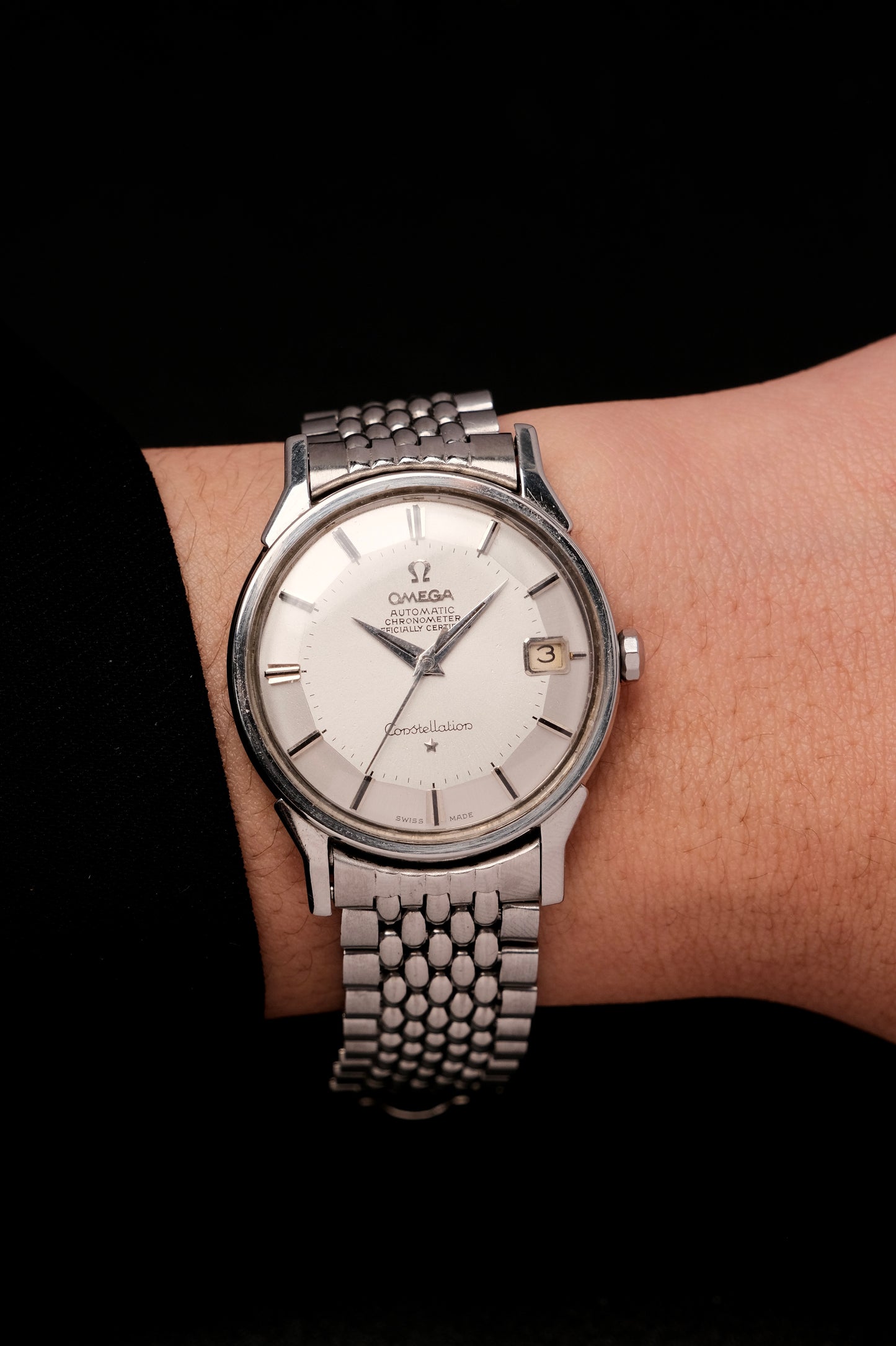 1966 Omega Constellation Pie Pan Chronometer Automatic Ref. 168.005 34mm Stainless Steel