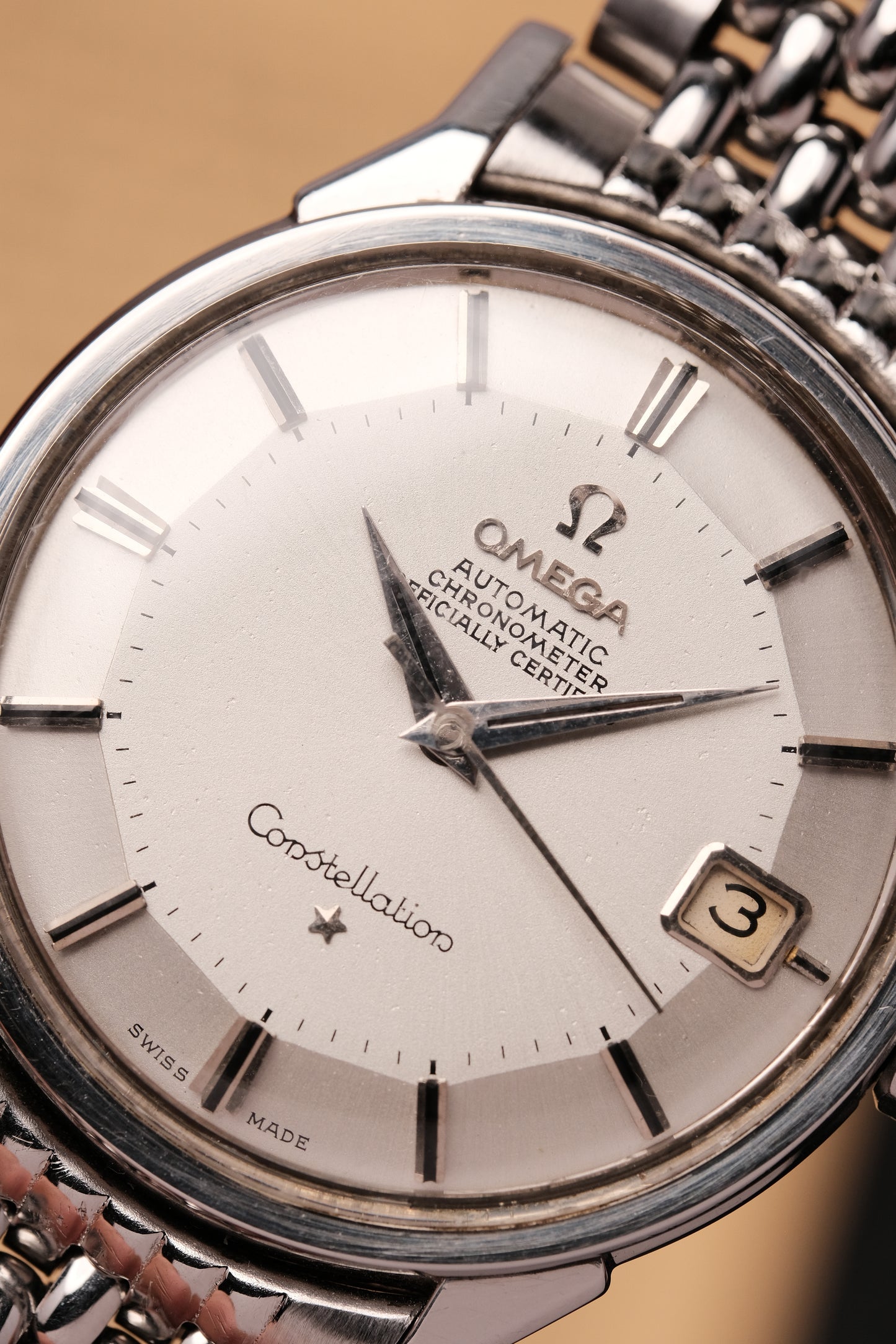1966 Omega Constellation Pie Pan Chronometer Automatic Ref. 168.005 34mm Stainless Steel