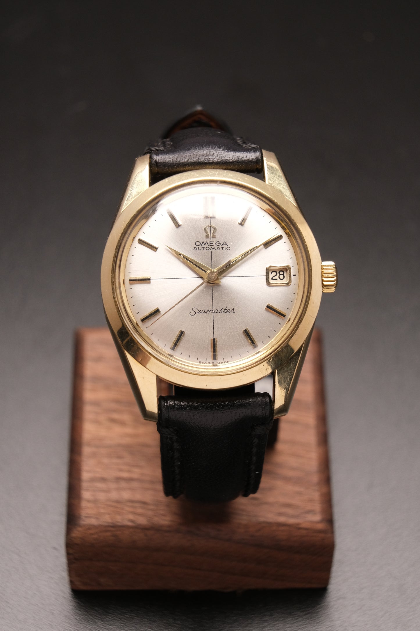 Vintage Omega Seamaster Automatic Gold Capped Cross hair dial 1960's