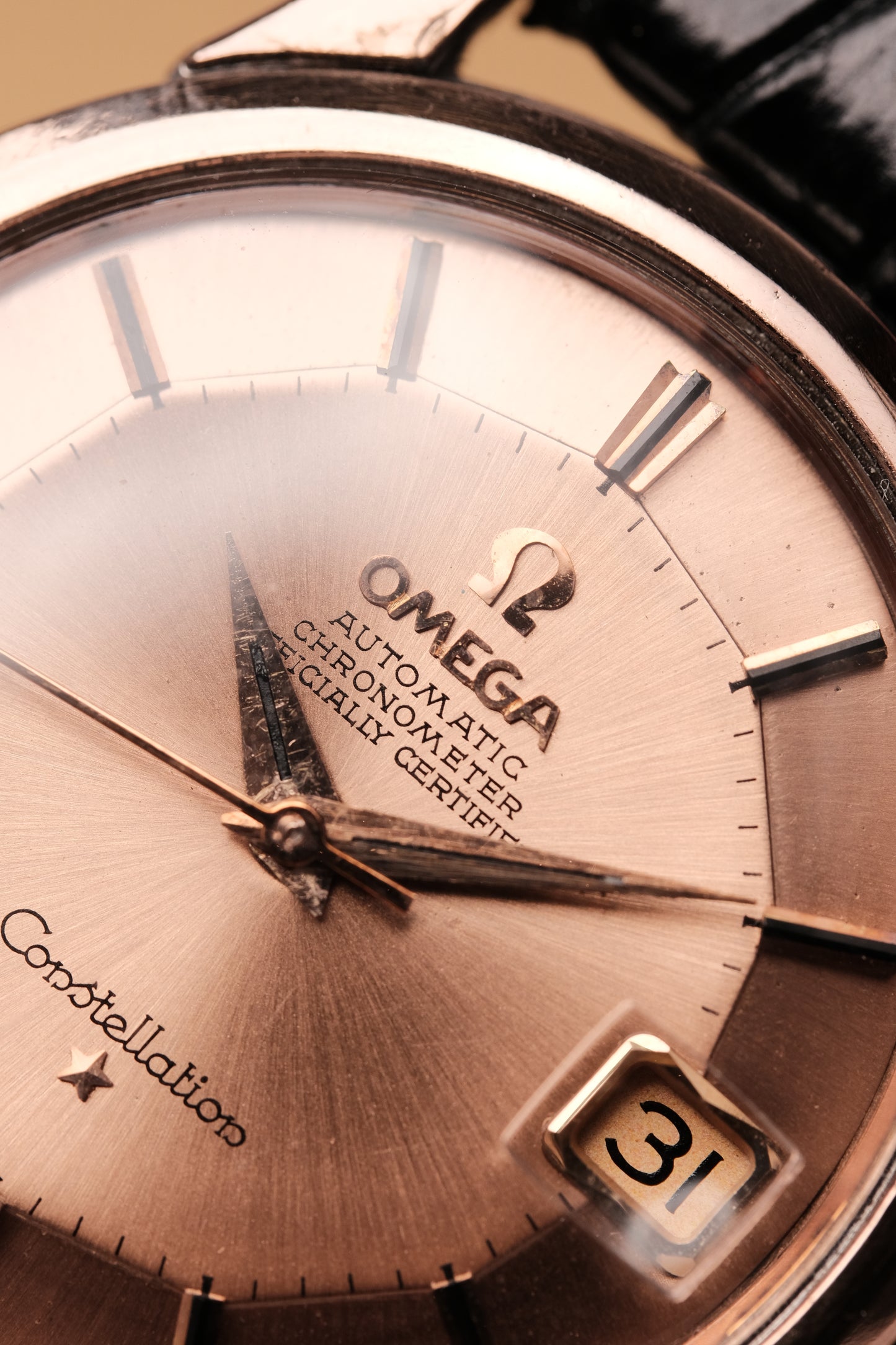 OMEGA CONSTELLATION PIE PAN Salmon Dial Rose Gold AUTOMATIC CHRONOMETER REF. 2943 3 SC