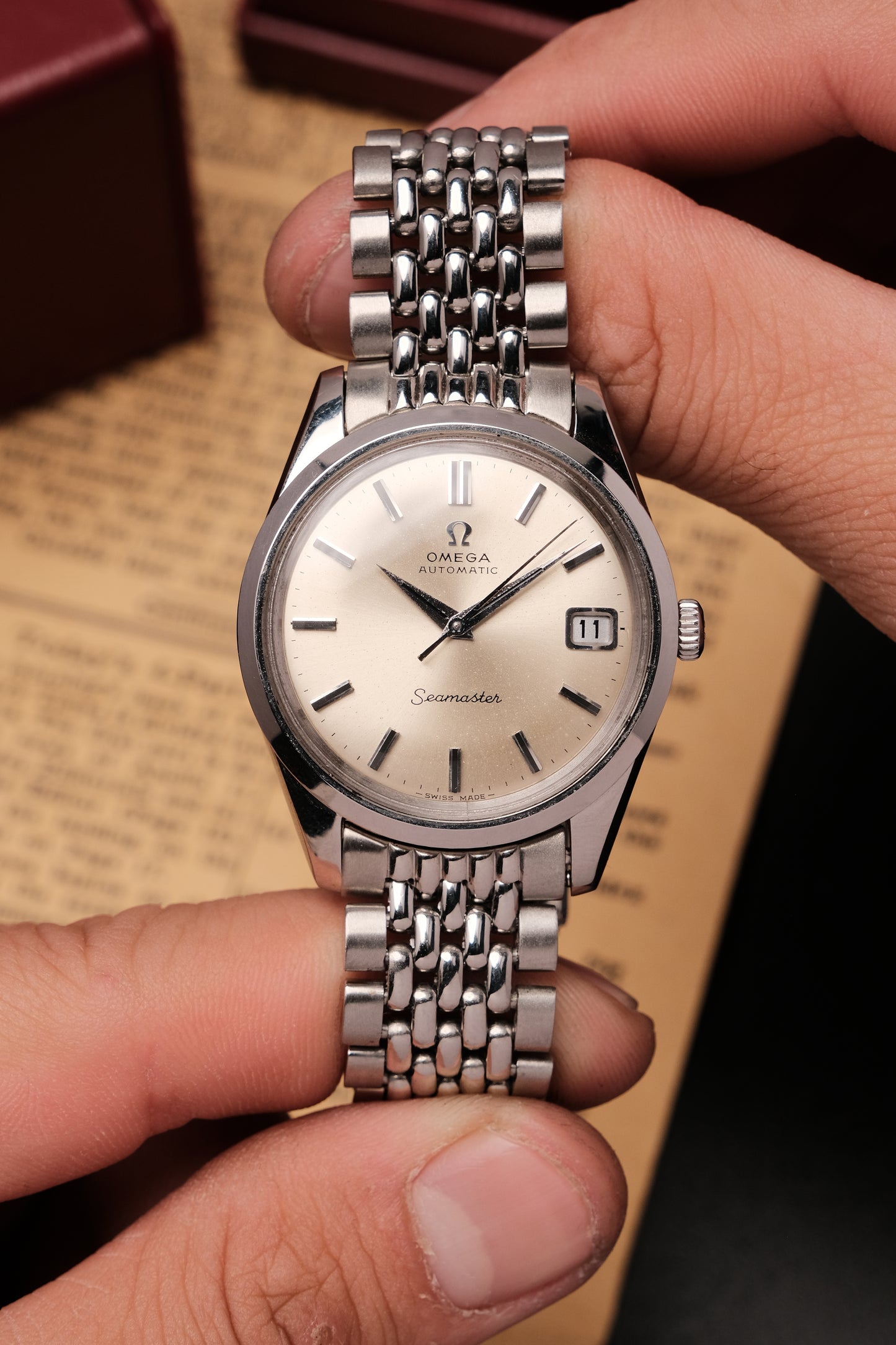 1969 Vintage Omega Seamaster Chronometer Certified Automatic 166.010