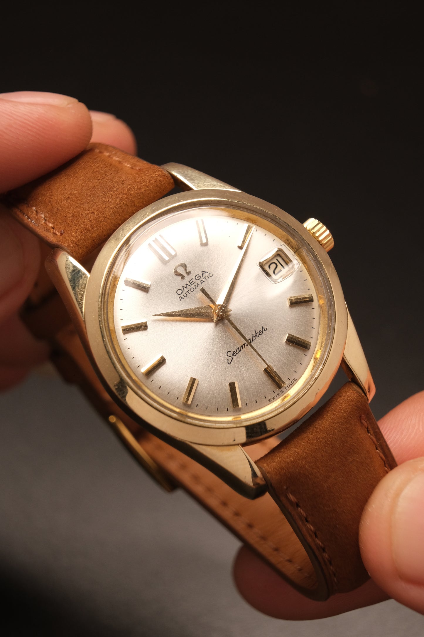 Vintage Omega Seamaster Automatic Gold Capped 14763-61