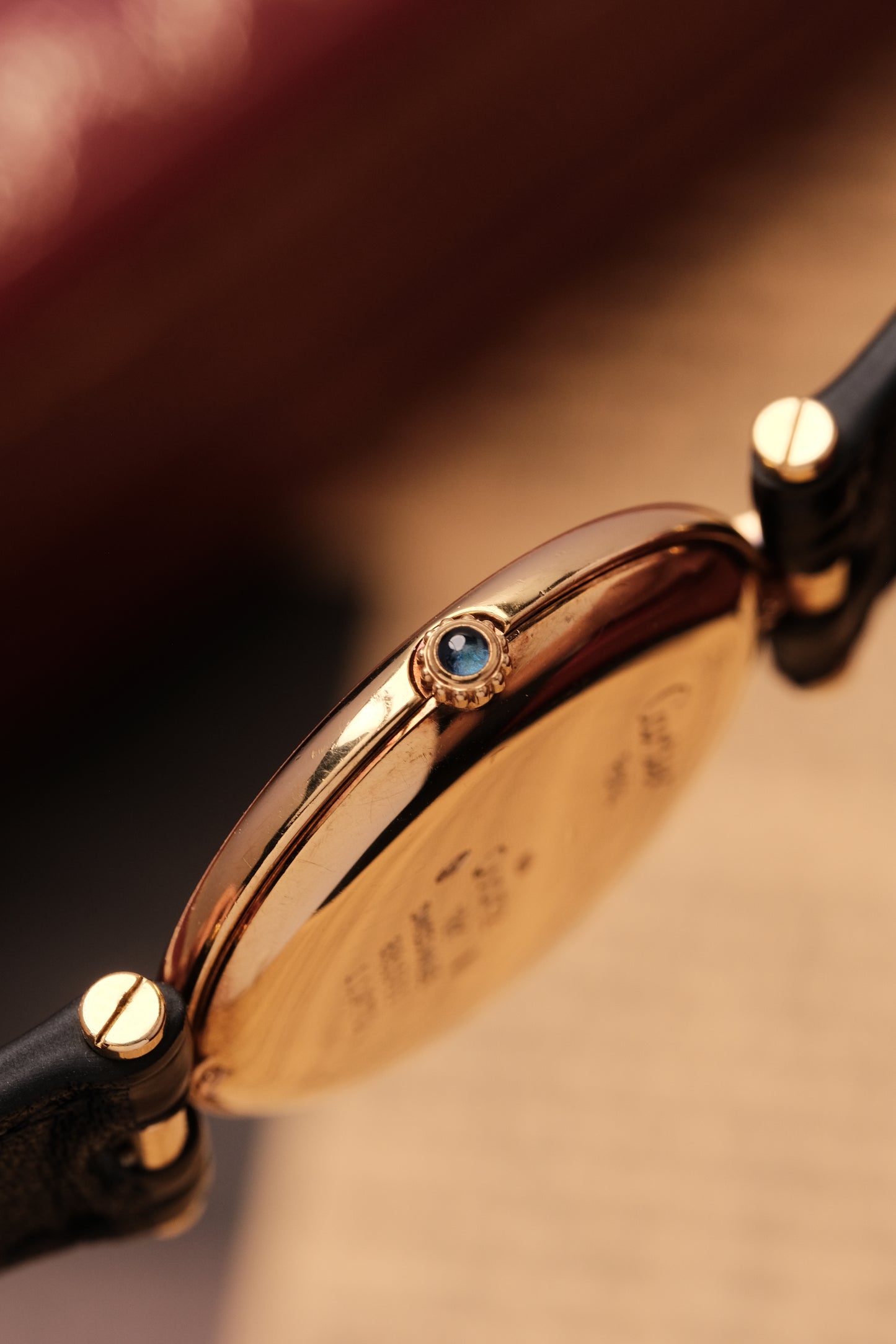 Cartier Vendome 881001 Paris Dial 18k Solid Yellow Gold 30mm 1990s