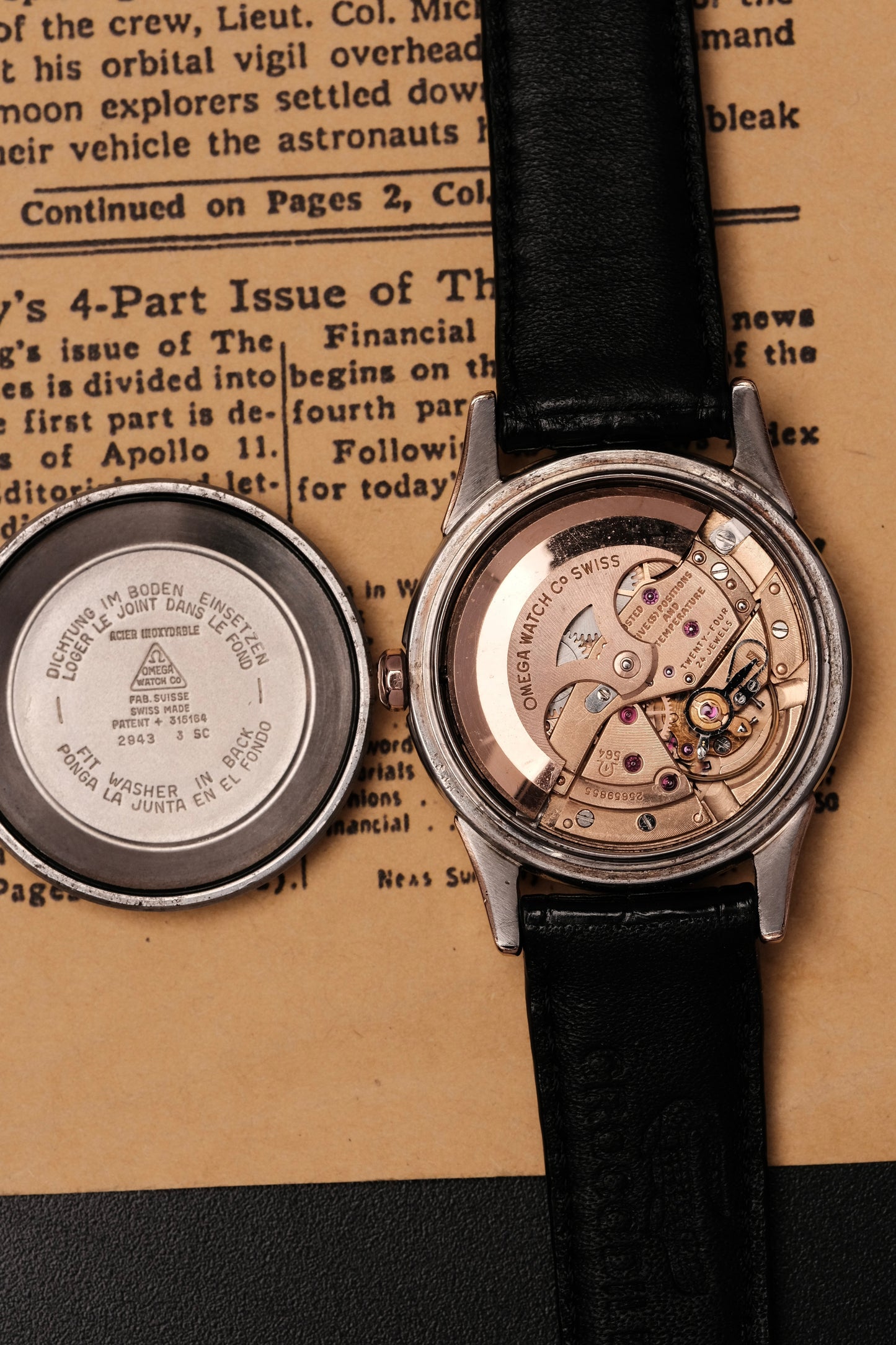 OMEGA CONSTELLATION PIE PAN Salmon Dial Rose Gold AUTOMATIC CHRONOMETER REF. 2943 3 SC