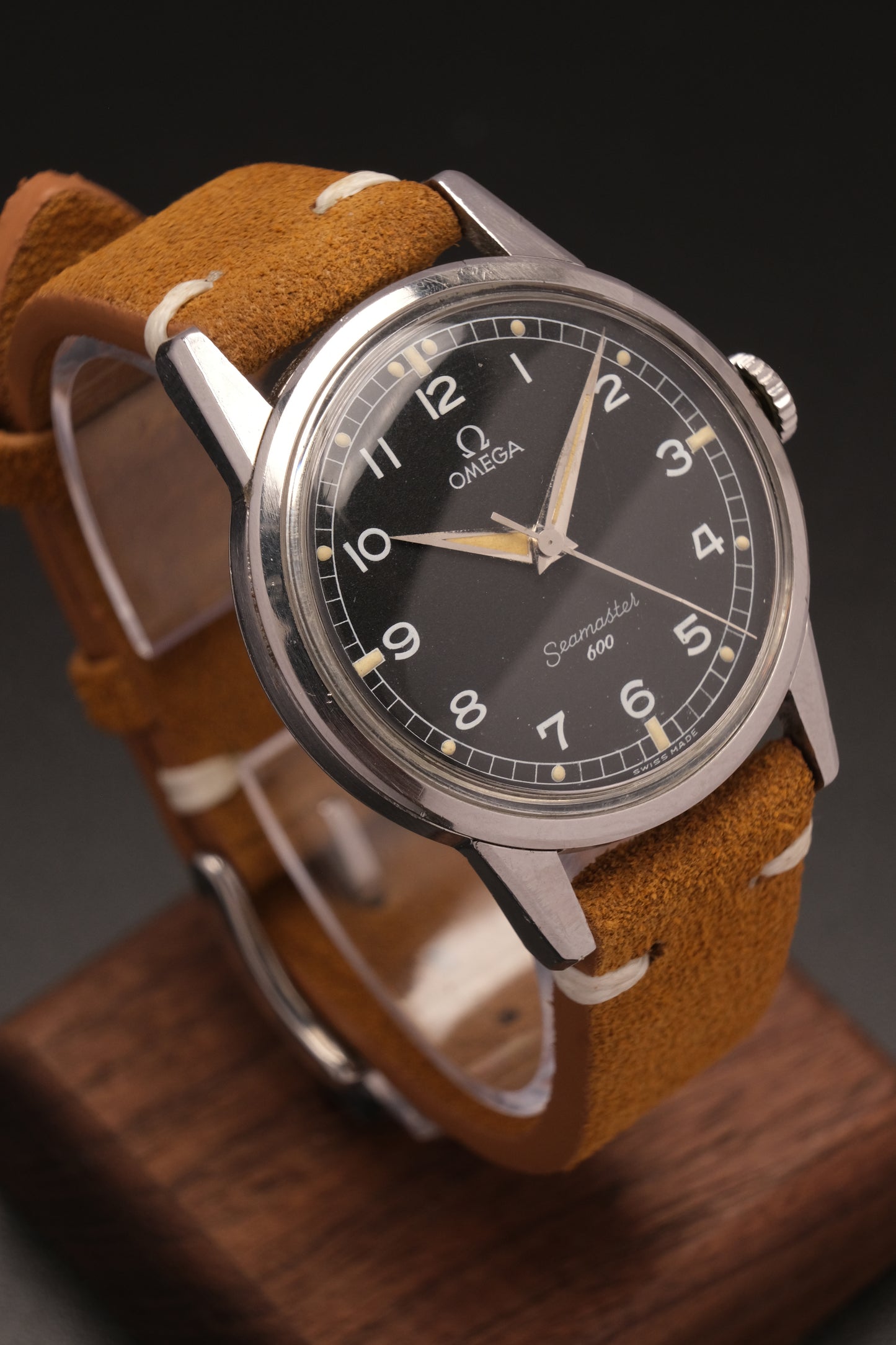 Vintage Black Dial Omega Seamaster 600 Military Ref.14390-61 Manual