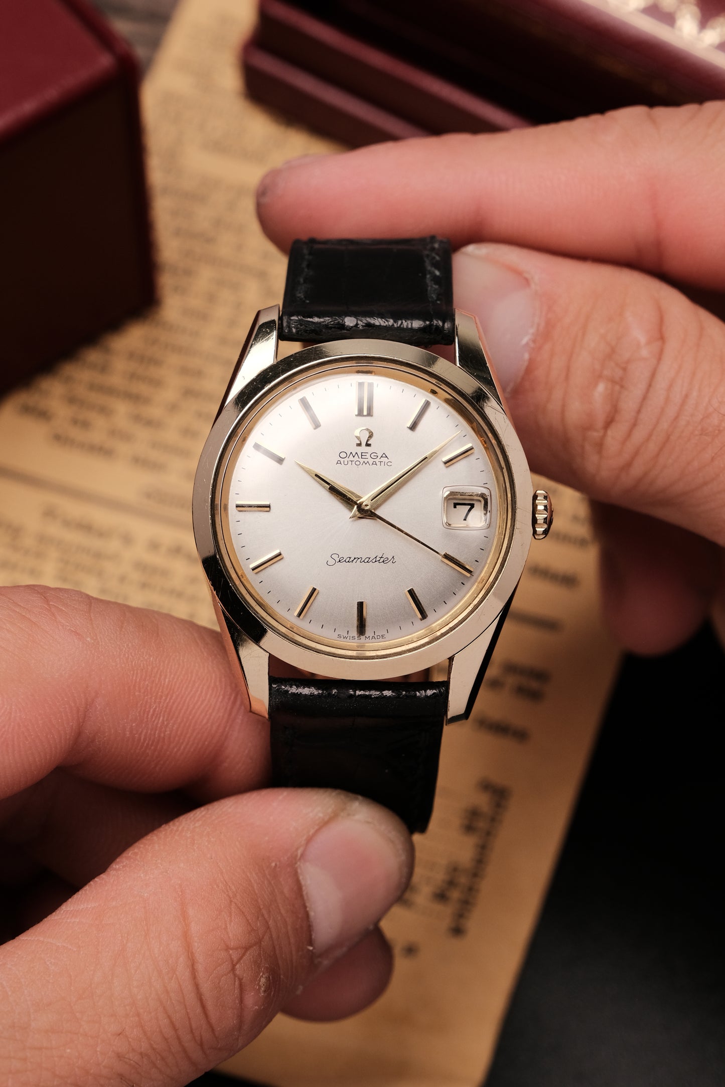 1966 Omega Seamaster Automatic Gold Capped REF.166.010