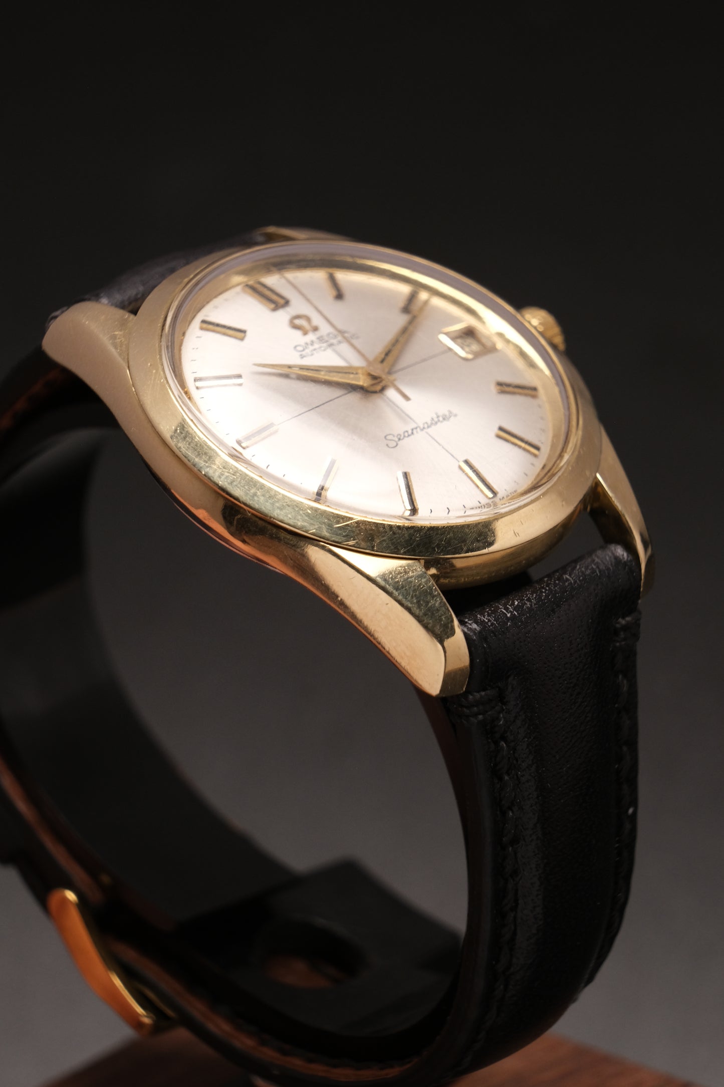 Vintage Omega Seamaster Automatic Gold Capped Cross hair dial 1960's