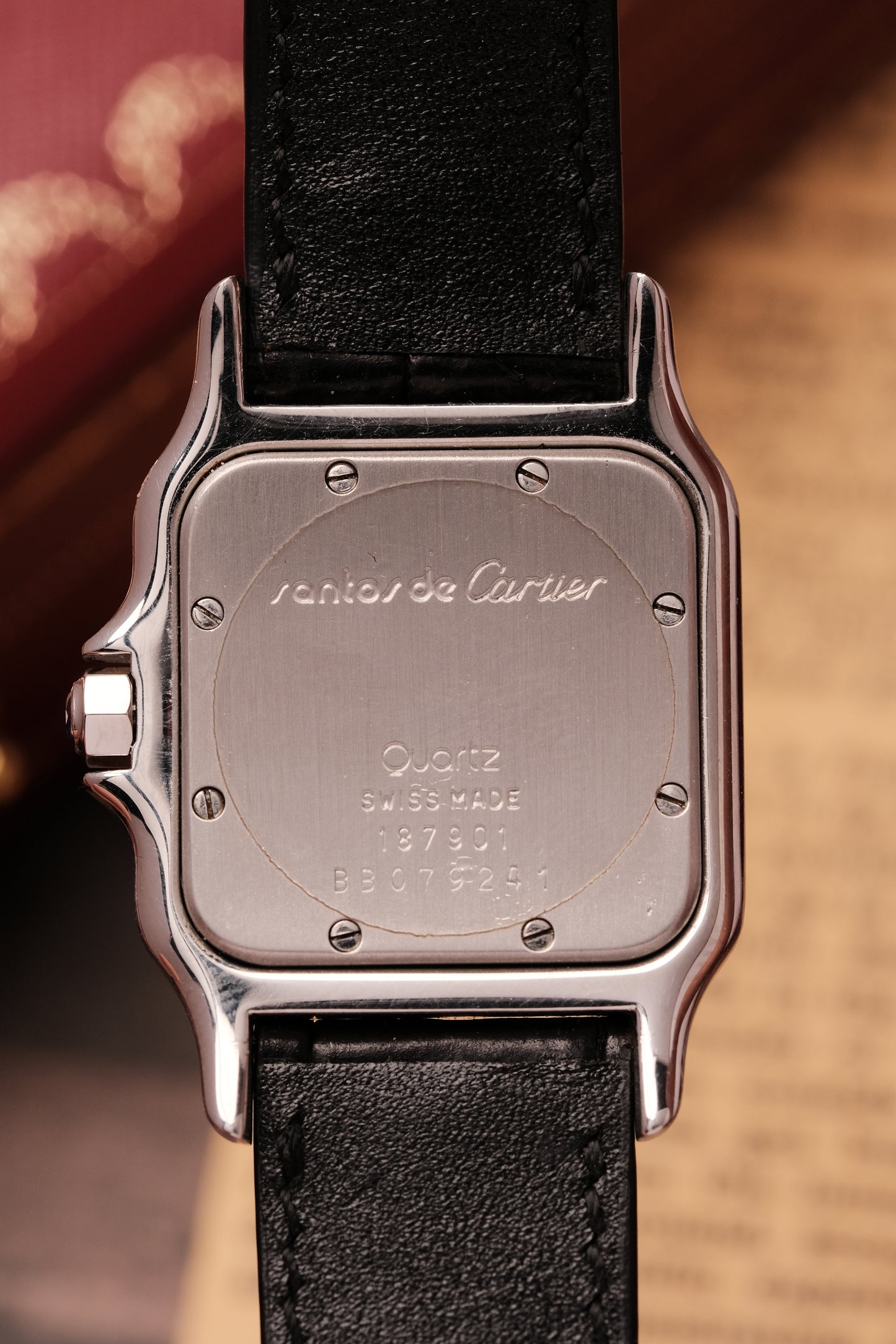 Cartier Santos Galbée Ref.187901 29x41mm Soft Curved Case