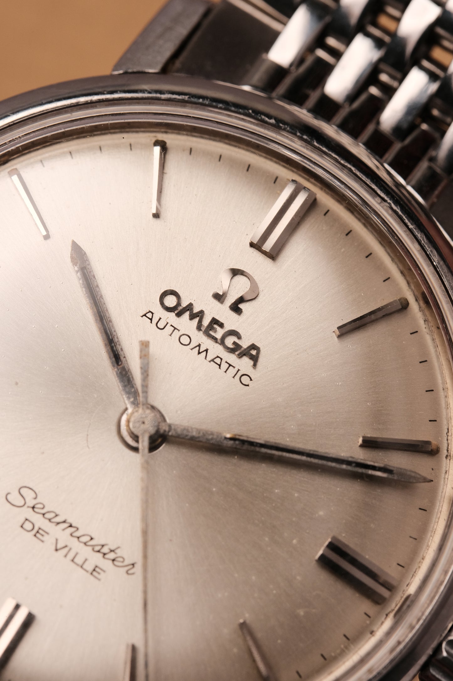 1964 Vintage Omega Seamaster De Ville Automatic Deep White Dial 165.020