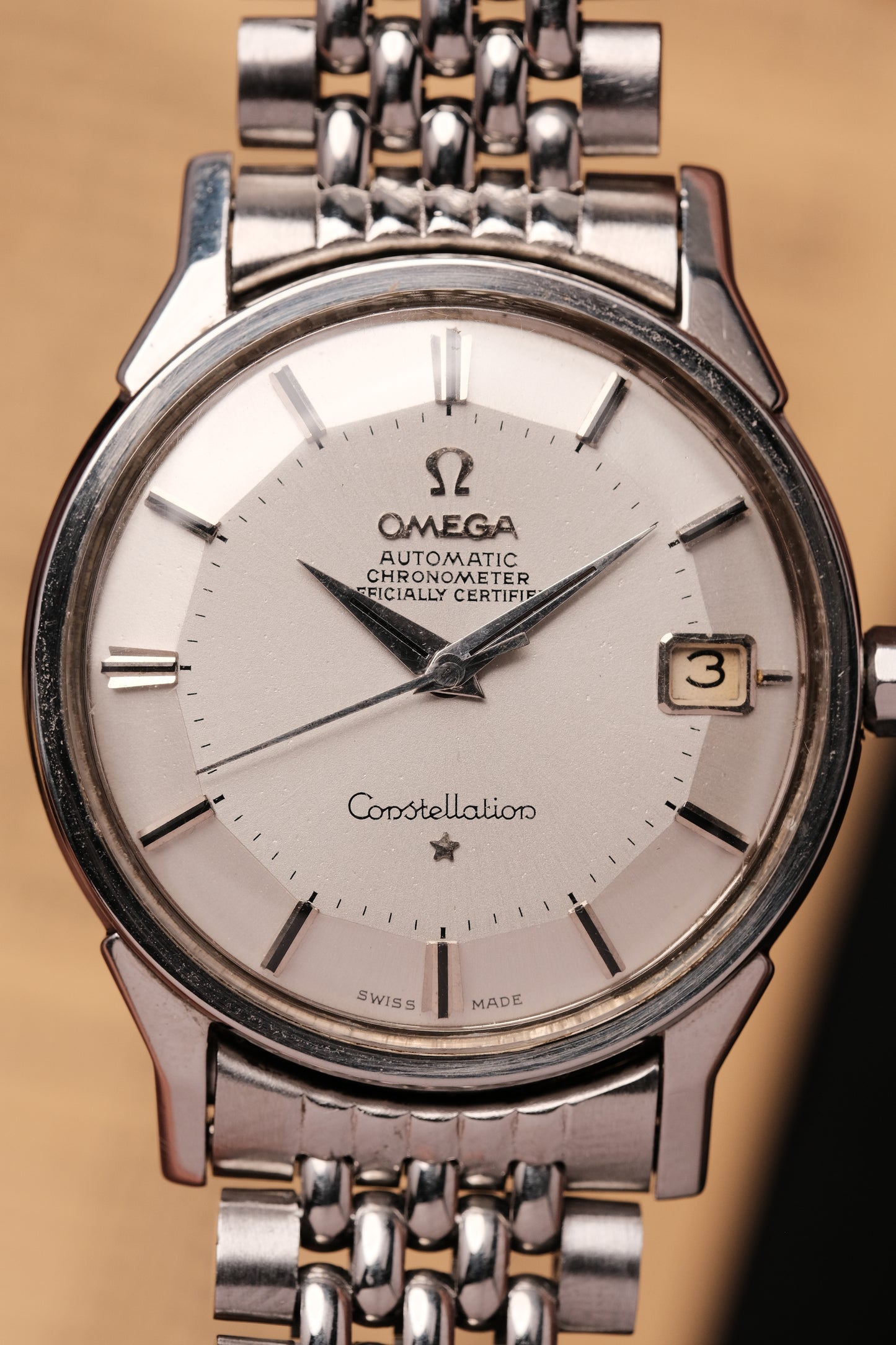 1966 Omega Constellation Pie Pan Chronometer Automatic Ref. 168.005 34mm Stainless Steel