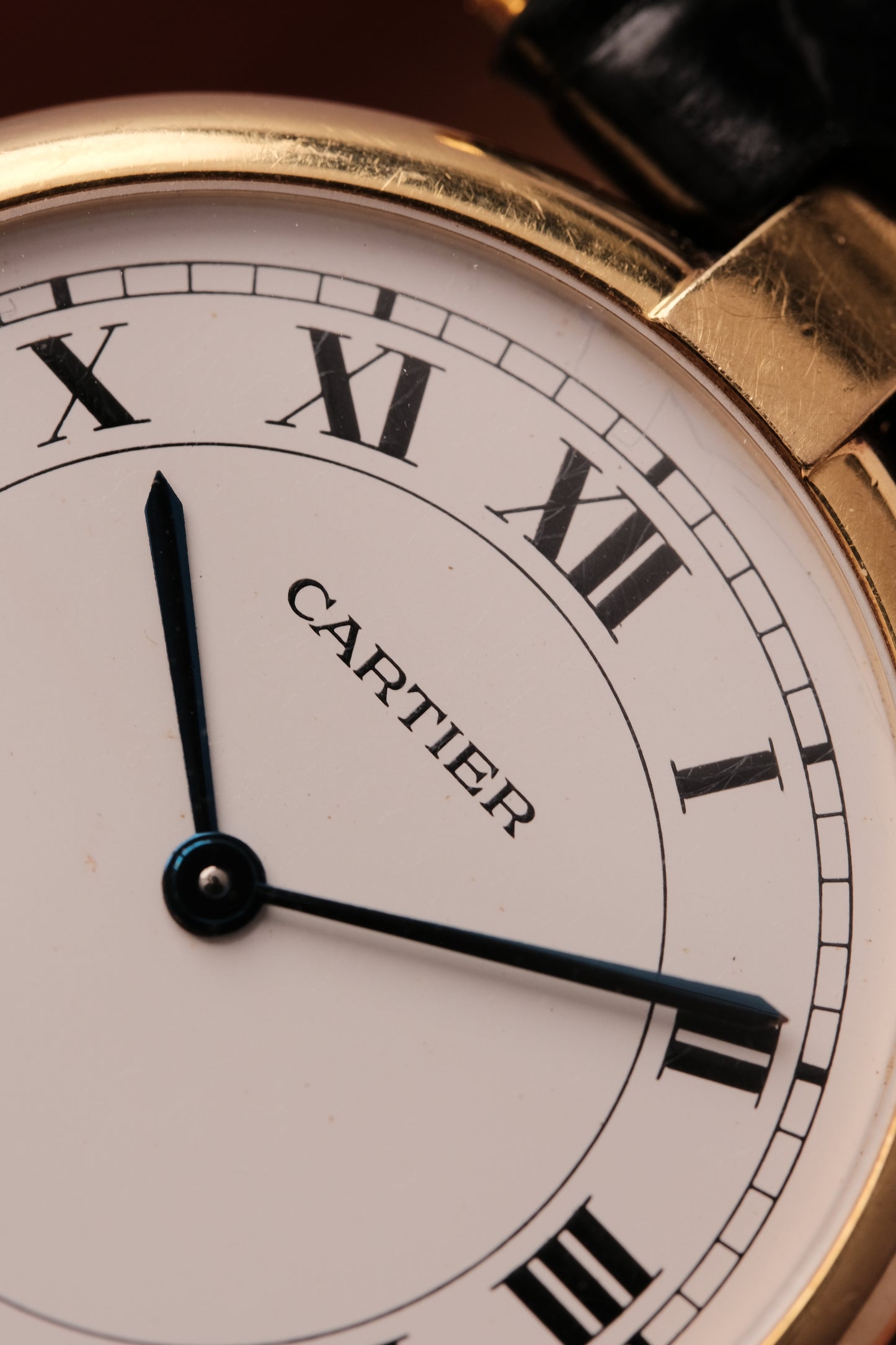 Cartier Vendome 881001 Paris Dial 18k Solid Yellow Gold 30mm 1990s