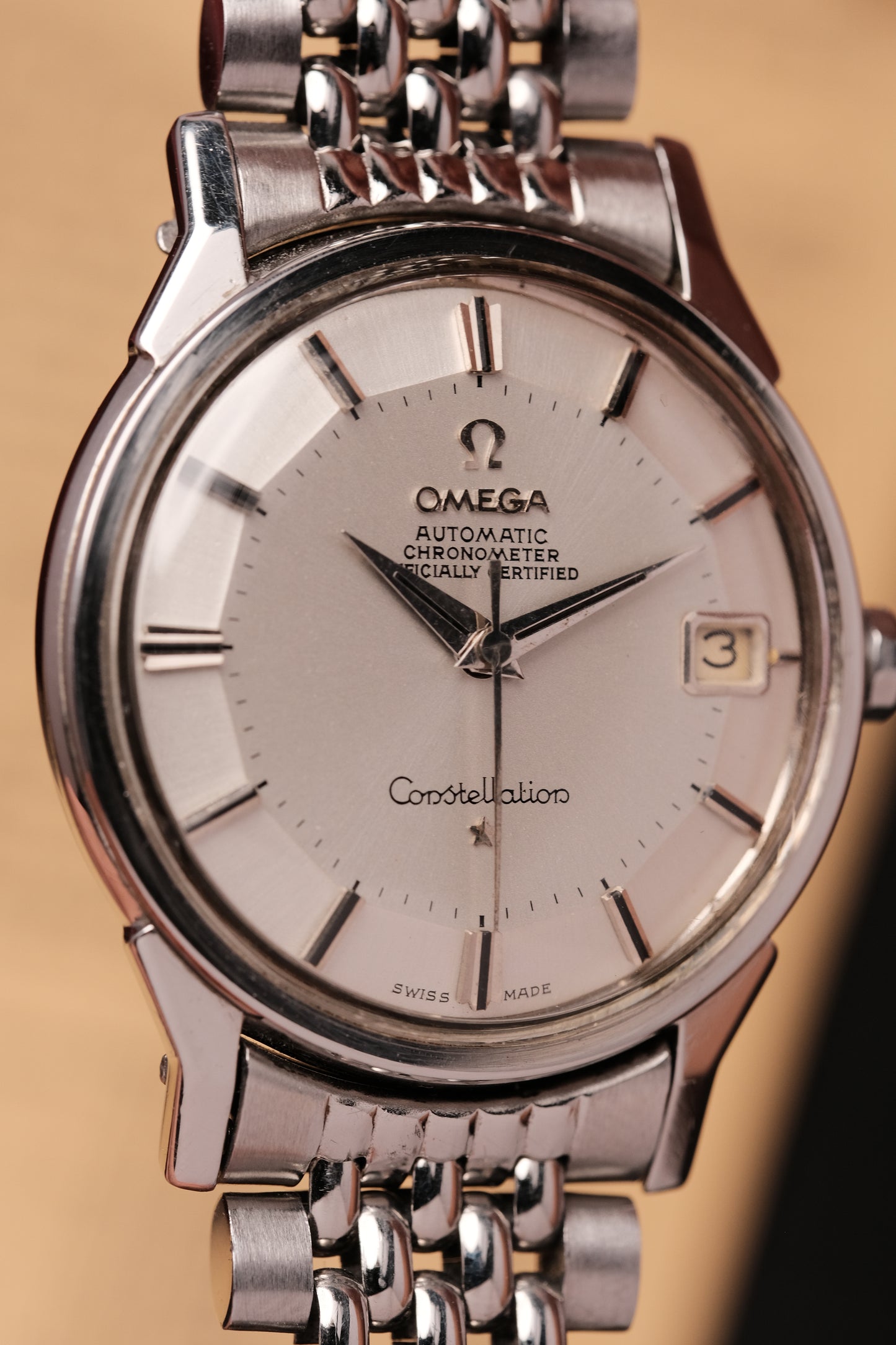1966 Omega Constellation Pie Pan Chronometer Automatic Ref. 168.005 34mm Stainless Steel