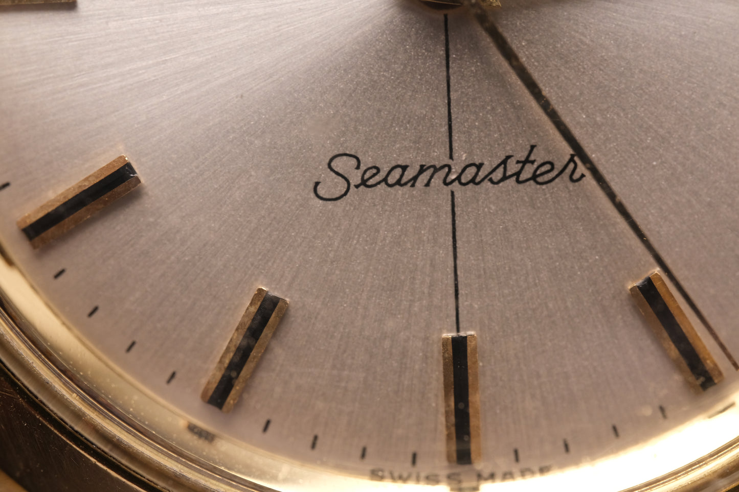 Vintage Omega Seamaster Automatic Gold Capped Cross hair dial 1960's
