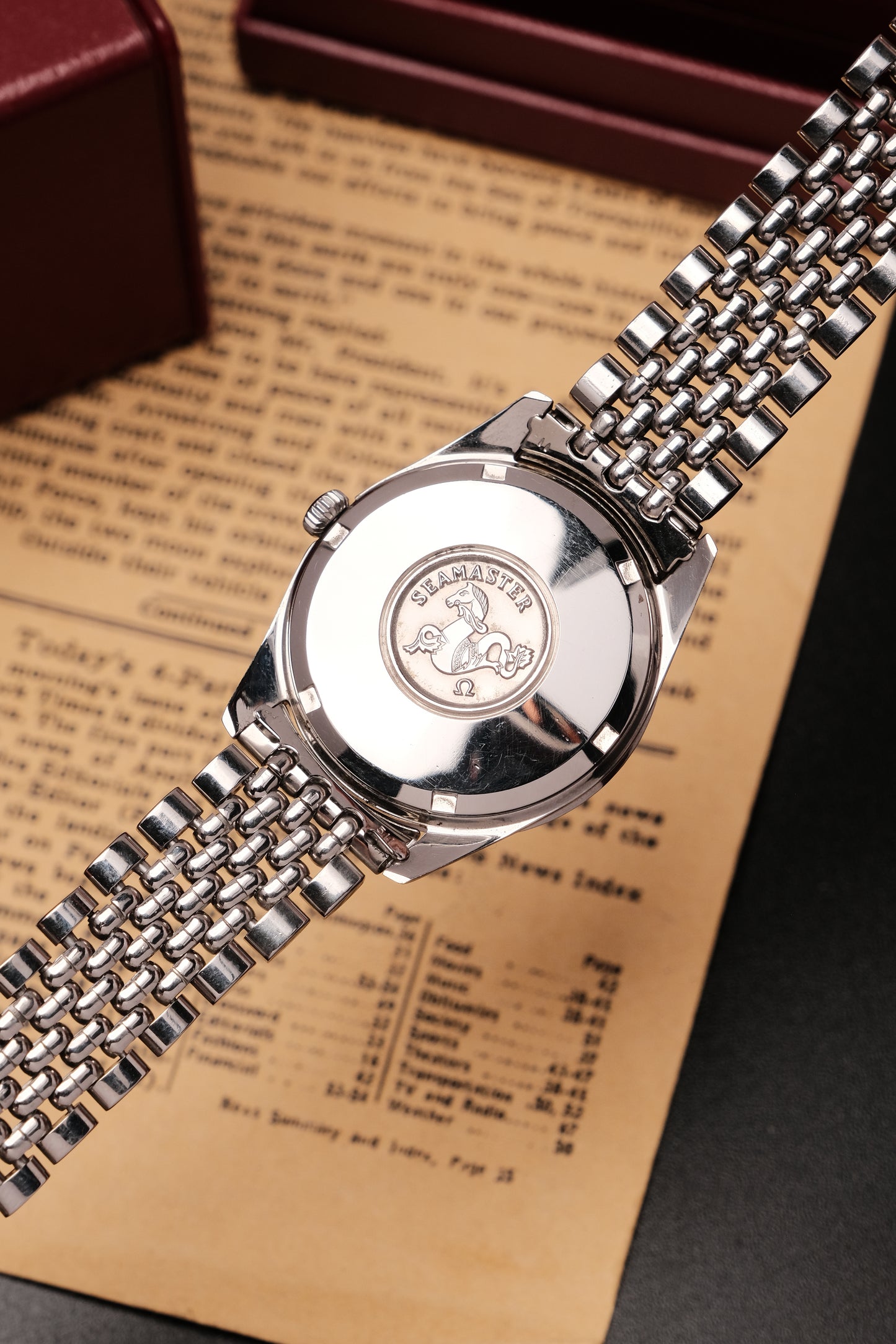 1969 Vintage Omega Seamaster Chronometer Certified Automatic 166.010