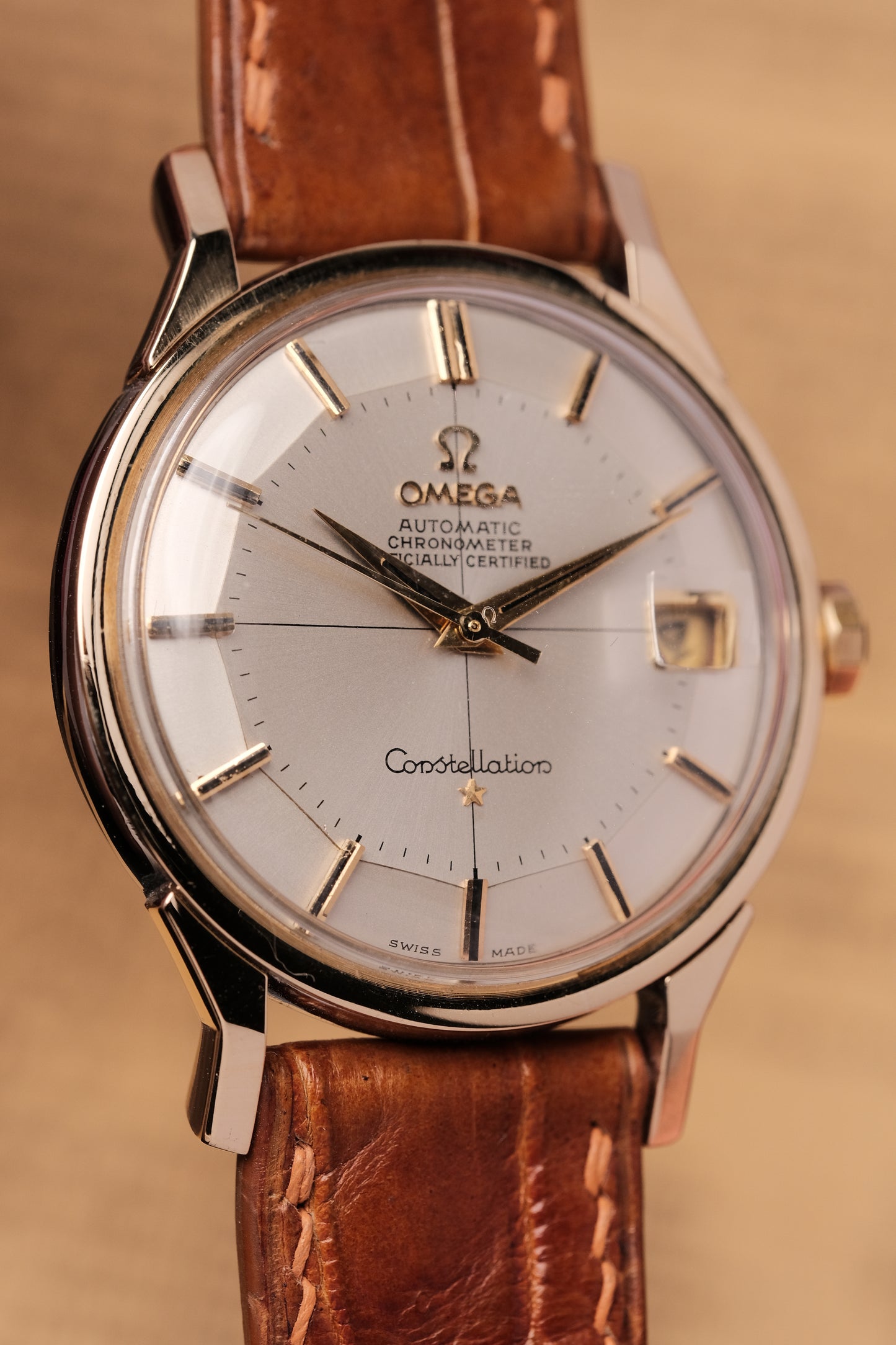 1967 OMEGA CONSTELLATION PIE PAN DOG LEG Cross Hair Dial AUTOMATIC CHRONOMETER REF. 168.005