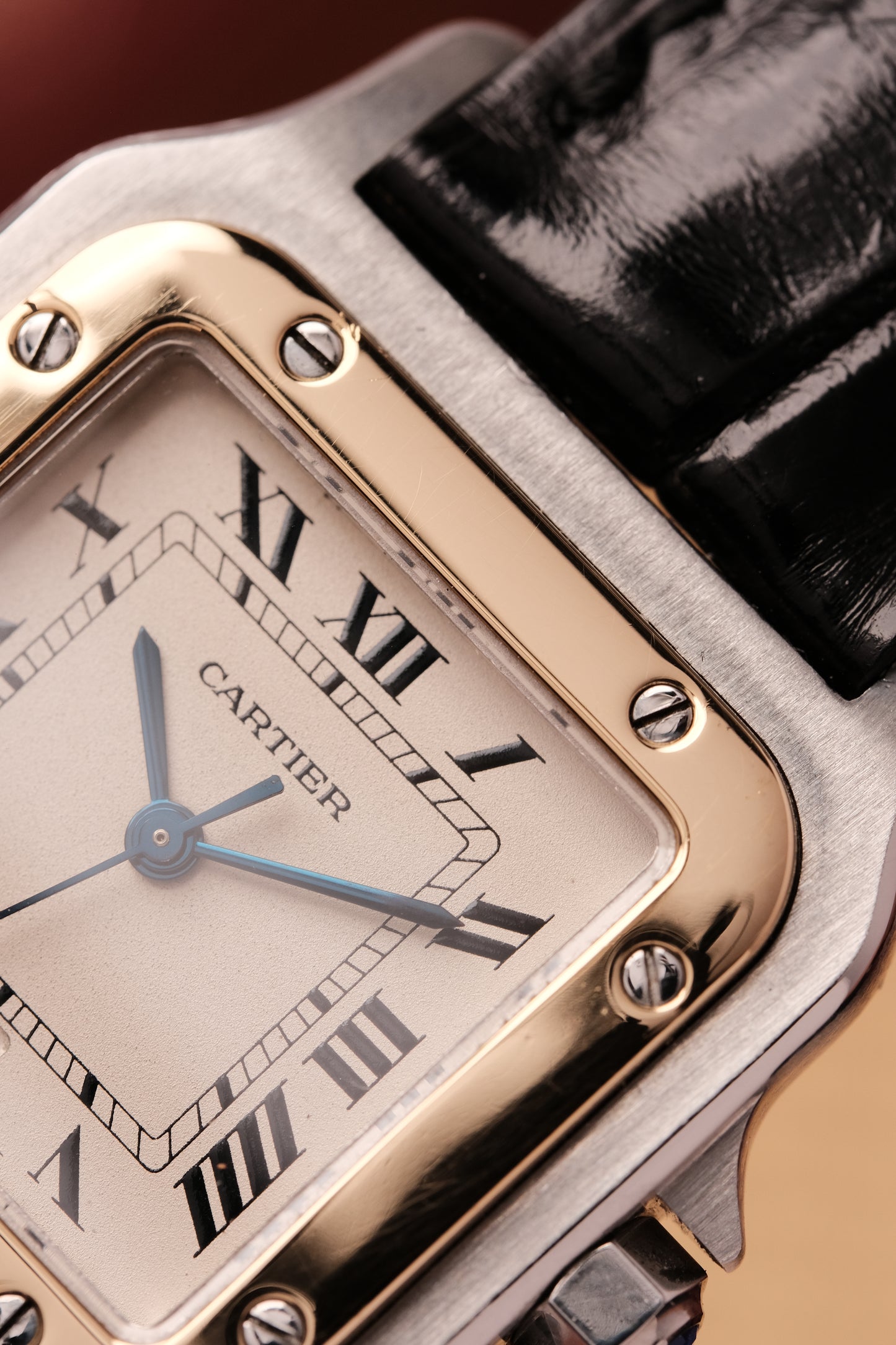 Cartier Santos Galbée Ref.187901 29x41mm Soft Curved Case