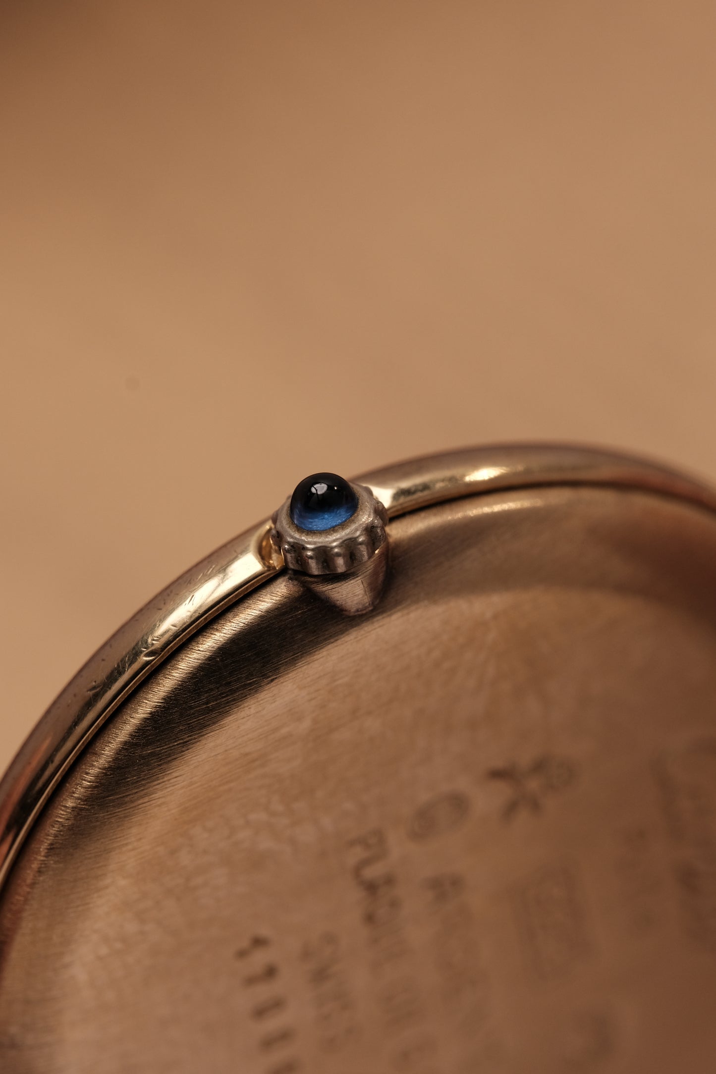 1990's Cartier Must Vendome LM Vermeil Quartz Gold Plated 30mm
