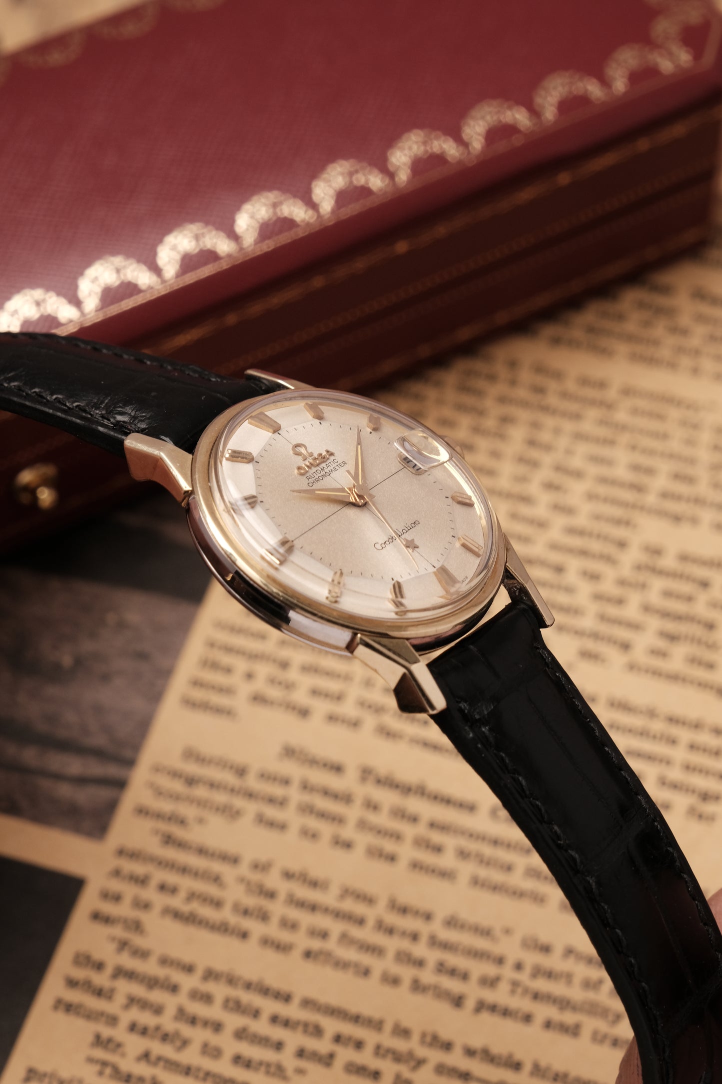1963 OMEGA CONSTELLATION PIE PAN DOG LEG Cross Hair Dial AUTOMATIC CHRONOMETER REF. 168.005