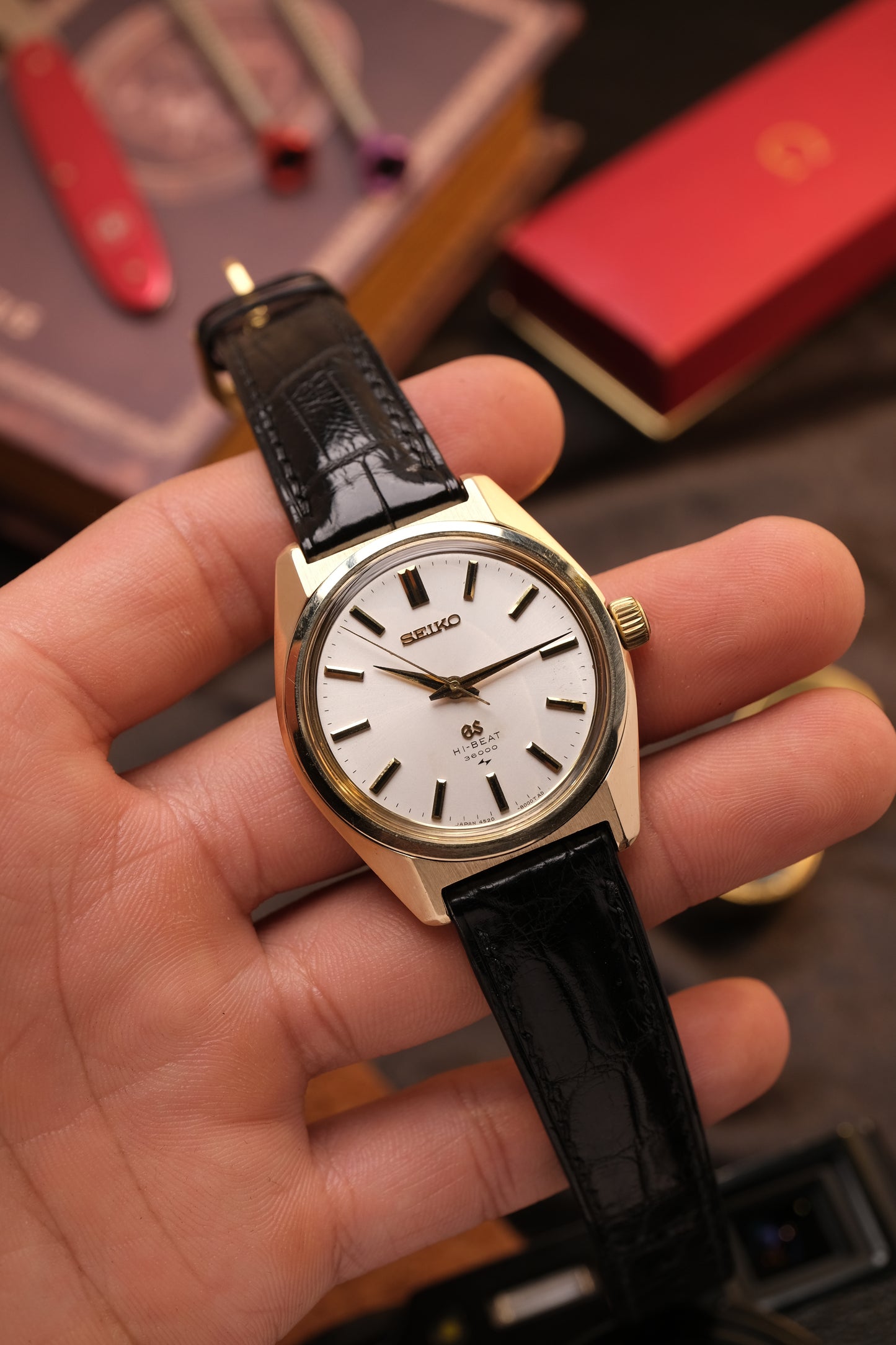 Grand Seiko GS45 High Beat 36000 1969's 4520-8000 CAP GOLD NoDate