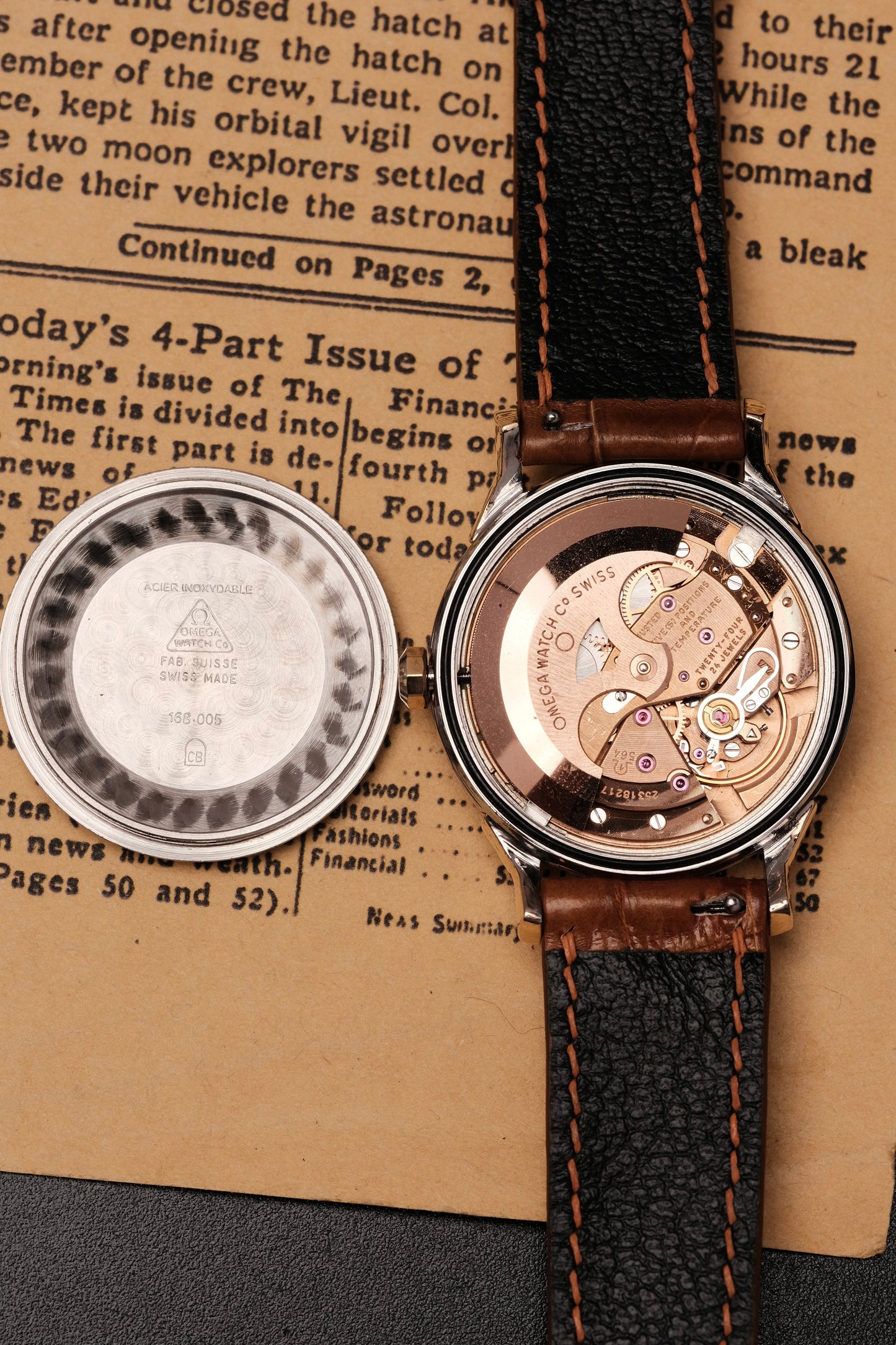 1967 OMEGA CONSTELLATION PIE PAN DOG LEG Cross Hair Dial AUTOMATIC CHRONOMETER REF. 168.005