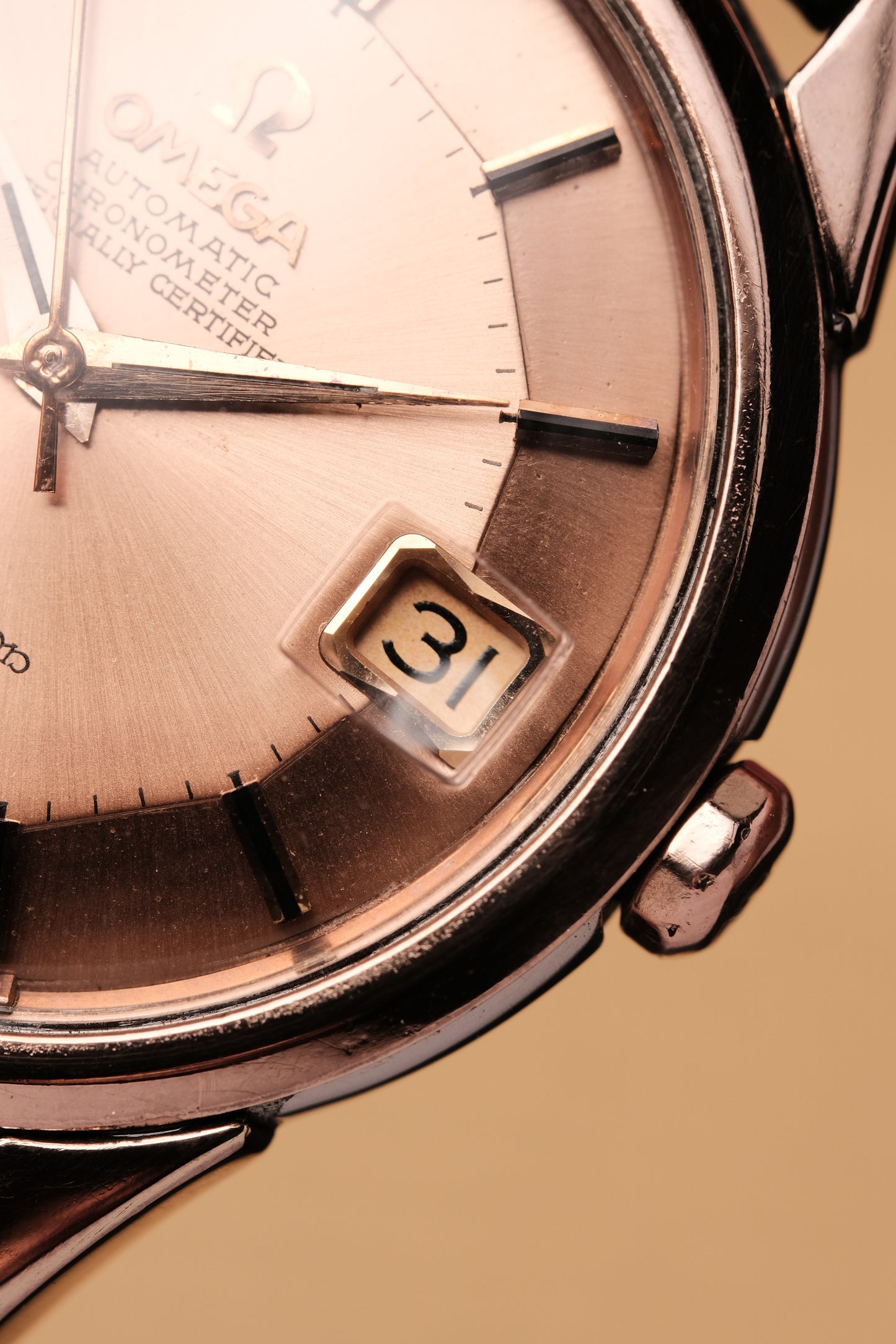 OMEGA CONSTELLATION PIE PAN Salmon Dial Rose Gold AUTOMATIC CHRONOMETER REF. 2943 3 SC