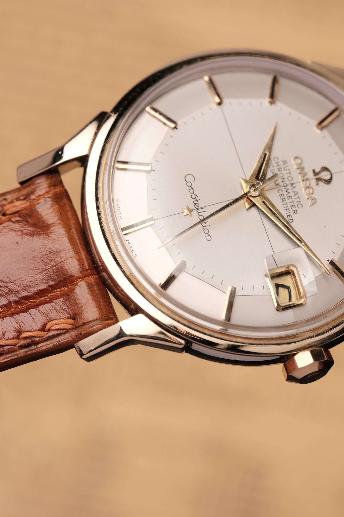 1967 OMEGA CONSTELLATION PIE PAN DOG LEG Cross Hair Dial AUTOMATIC CHRONOMETER REF. 168.005