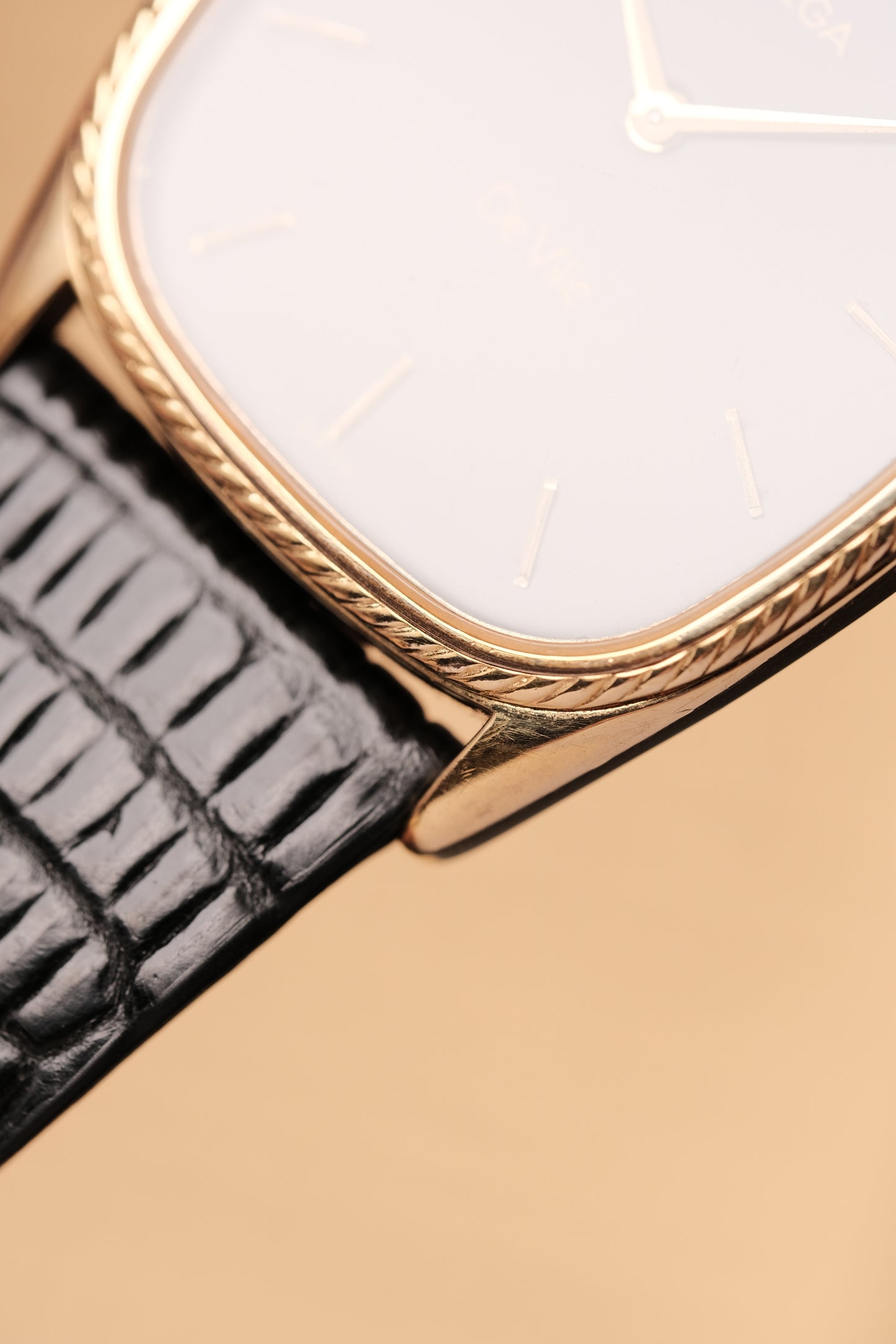 Vintage Omega De Ville Ellipse Quartz Gold Plated Ref 191 0168 Cal 1365