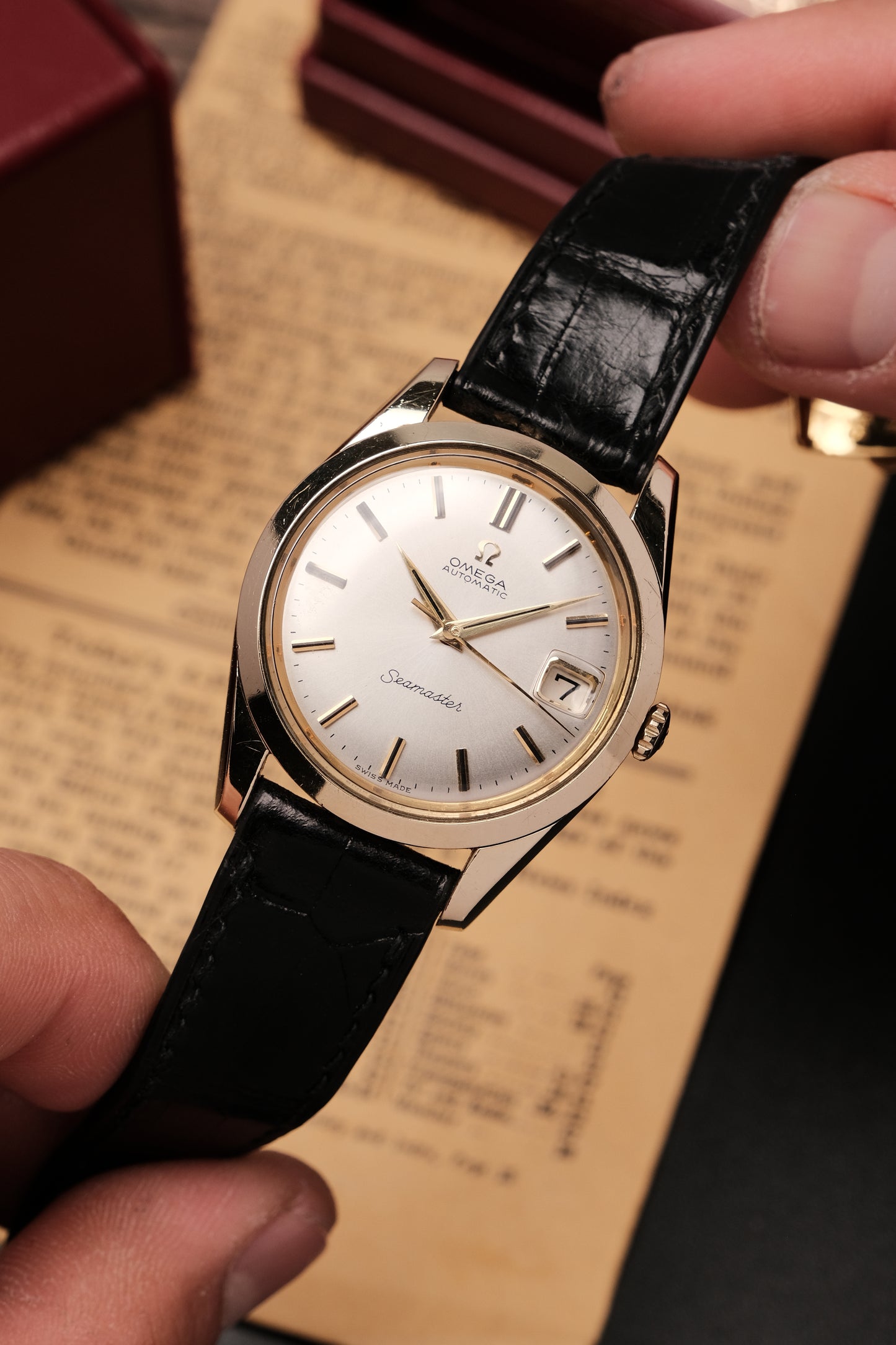 1966 Omega Seamaster Automatic Gold Capped REF.166.010