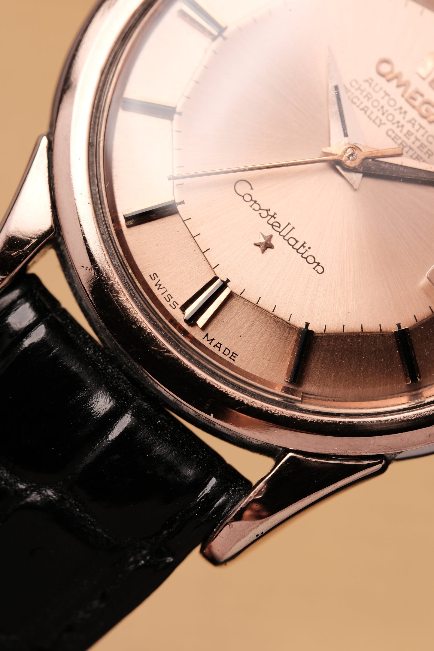 OMEGA CONSTELLATION PIE PAN Salmon Dial Rose Gold AUTOMATIC CHRONOMETER REF. 2943 3 SC