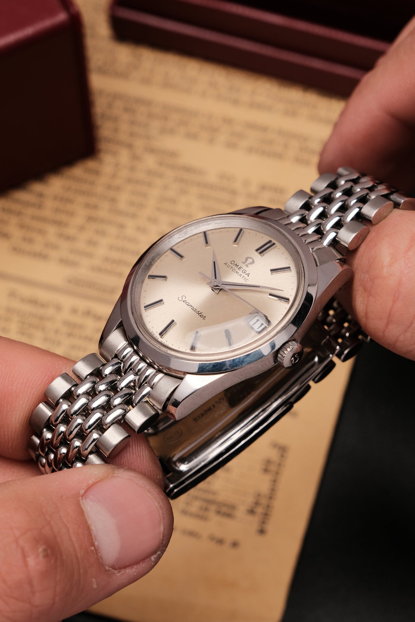 1969 Vintage Omega Seamaster Chronometer Certified Automatic 166.010