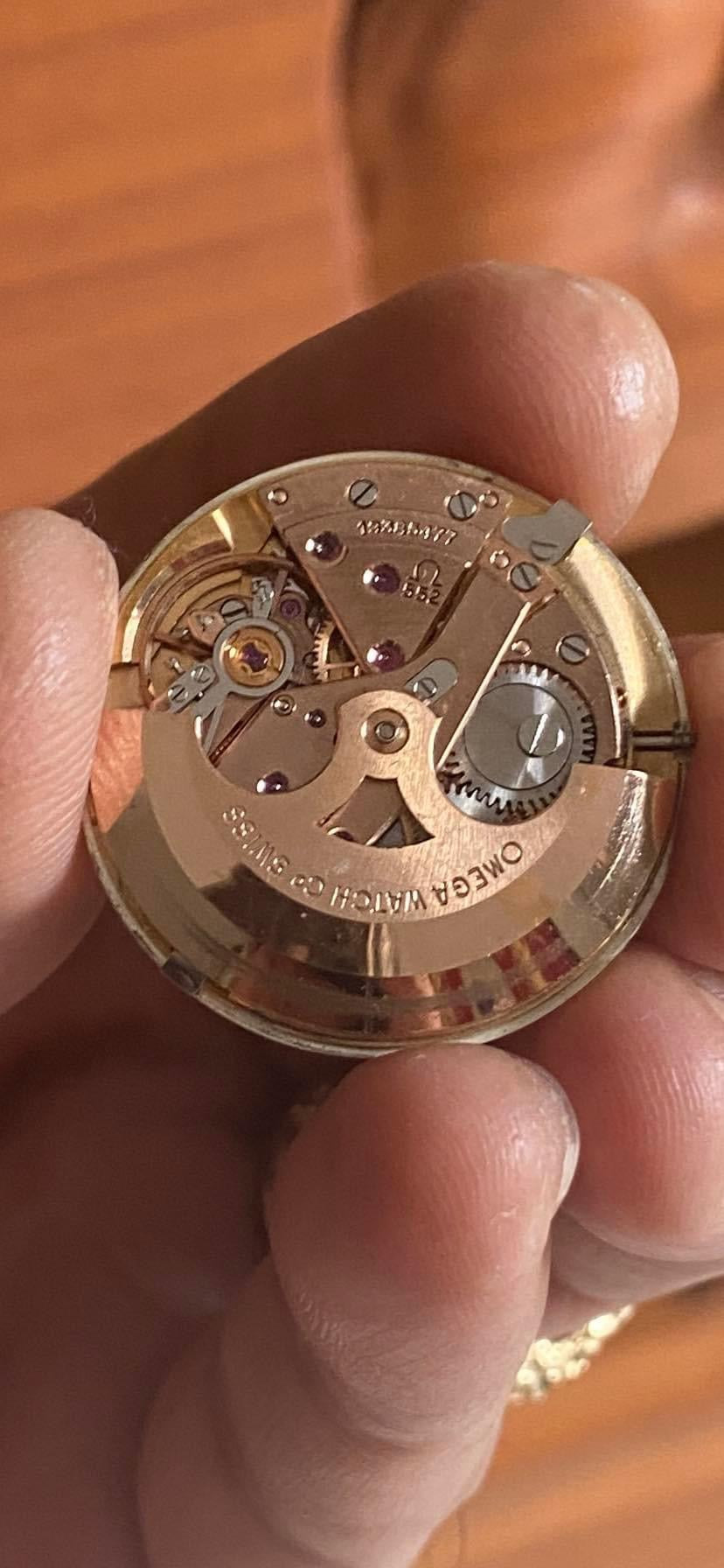 Omega Seamaster Automatic Crosshair Dial Gold Capped Ref 14765 62SC  C.552