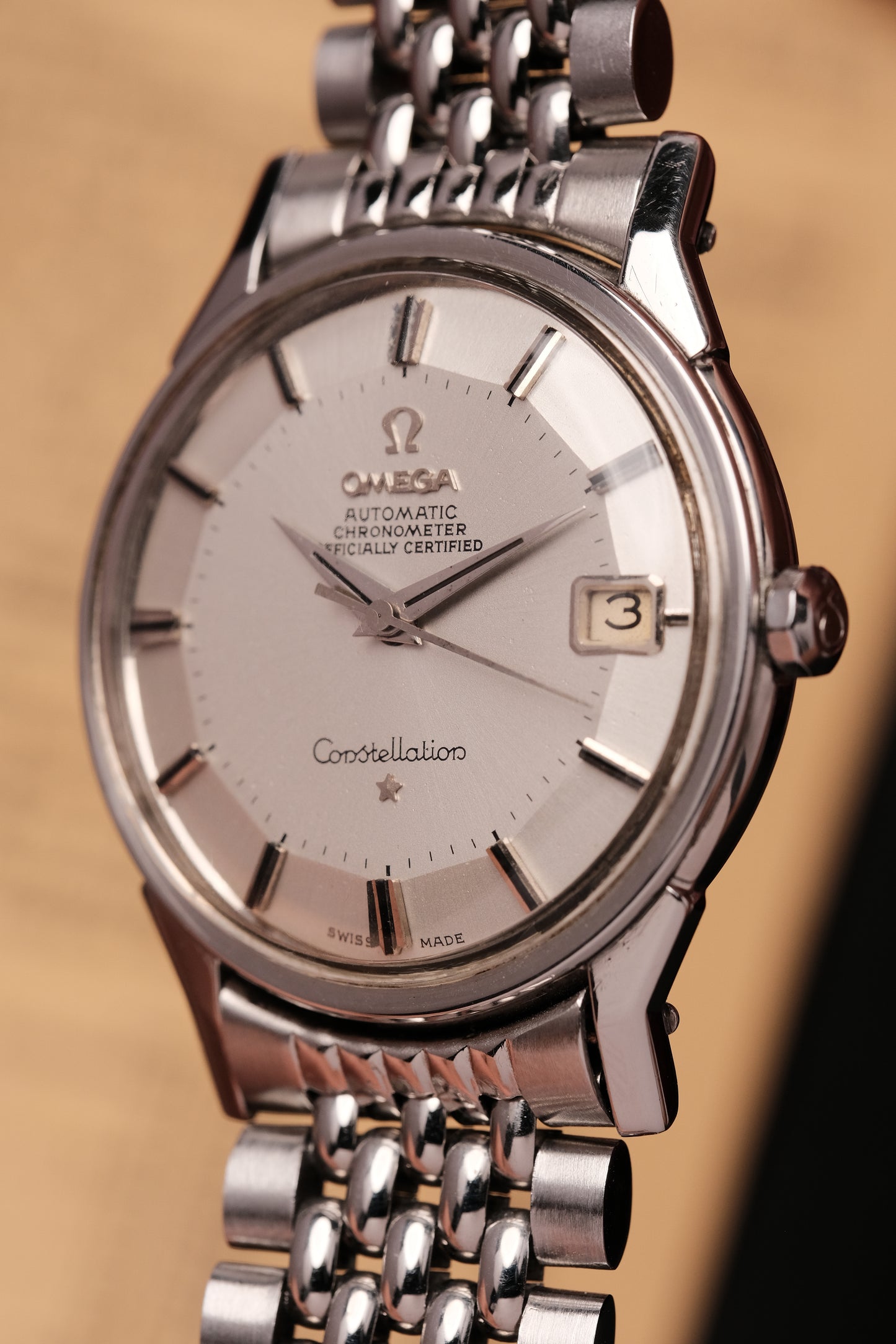 1966 Omega Constellation Pie Pan Chronometer Automatic Ref. 168.005 34mm Stainless Steel