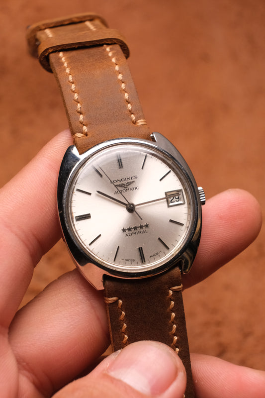 1970s Longines Admiral 5 StarS Automatic Day Vintage Cal 6651