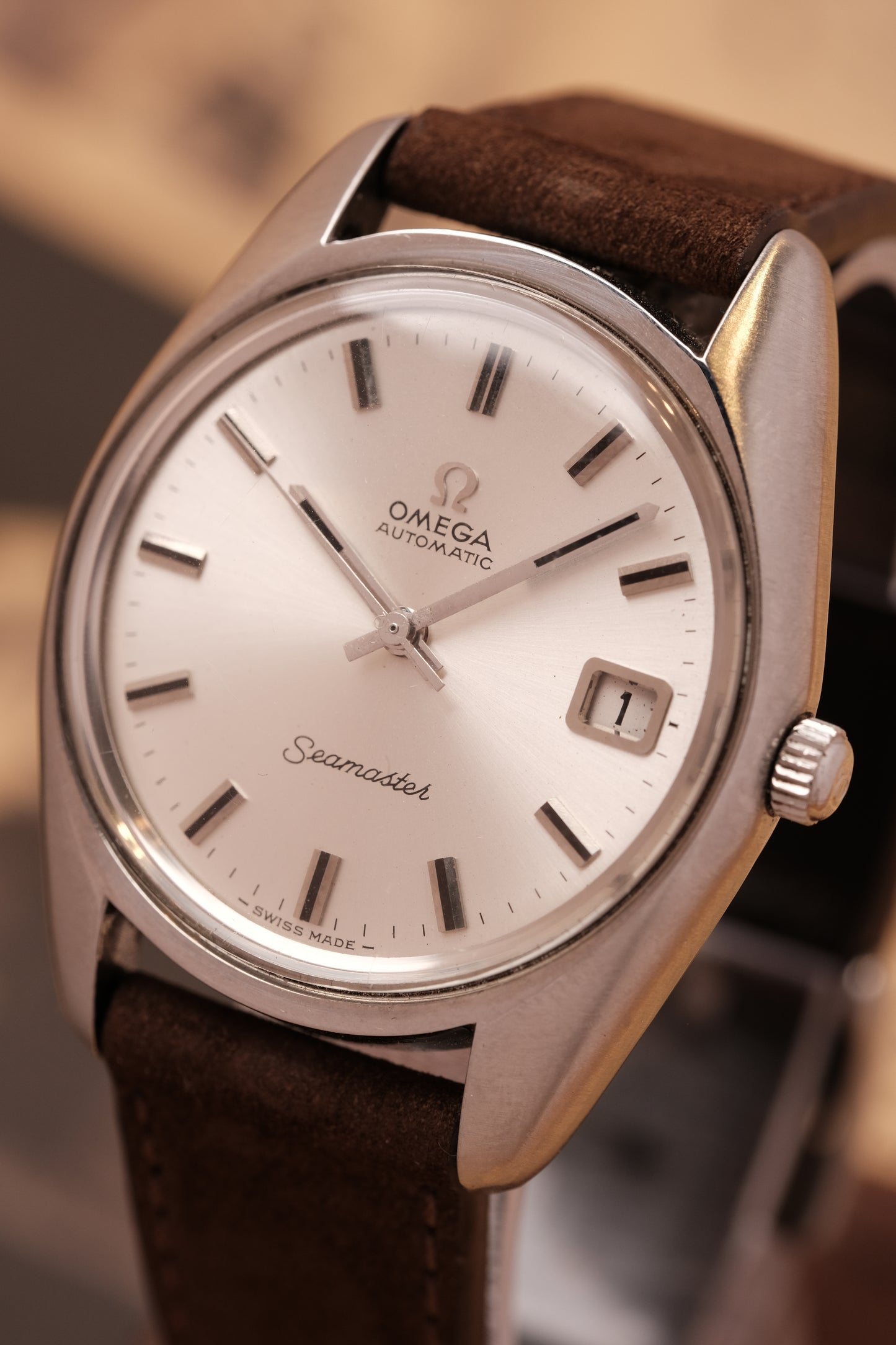 OMEGA Seamaster 166.067 Cal.565 Date Silver Dial Automatic Watch