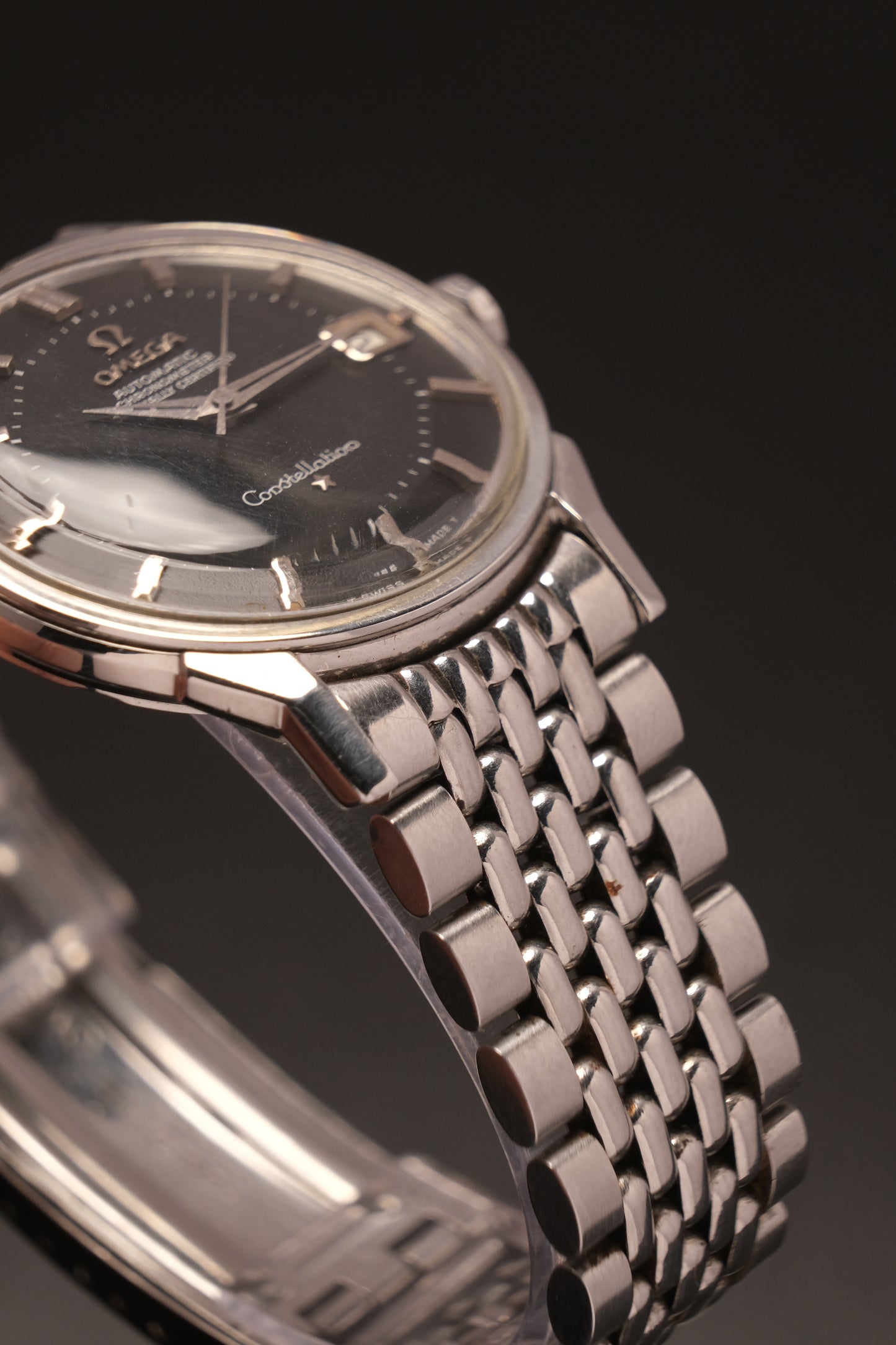 Omega Constellation Pie Pan Black Dial Chronometer  Ref. 168.005