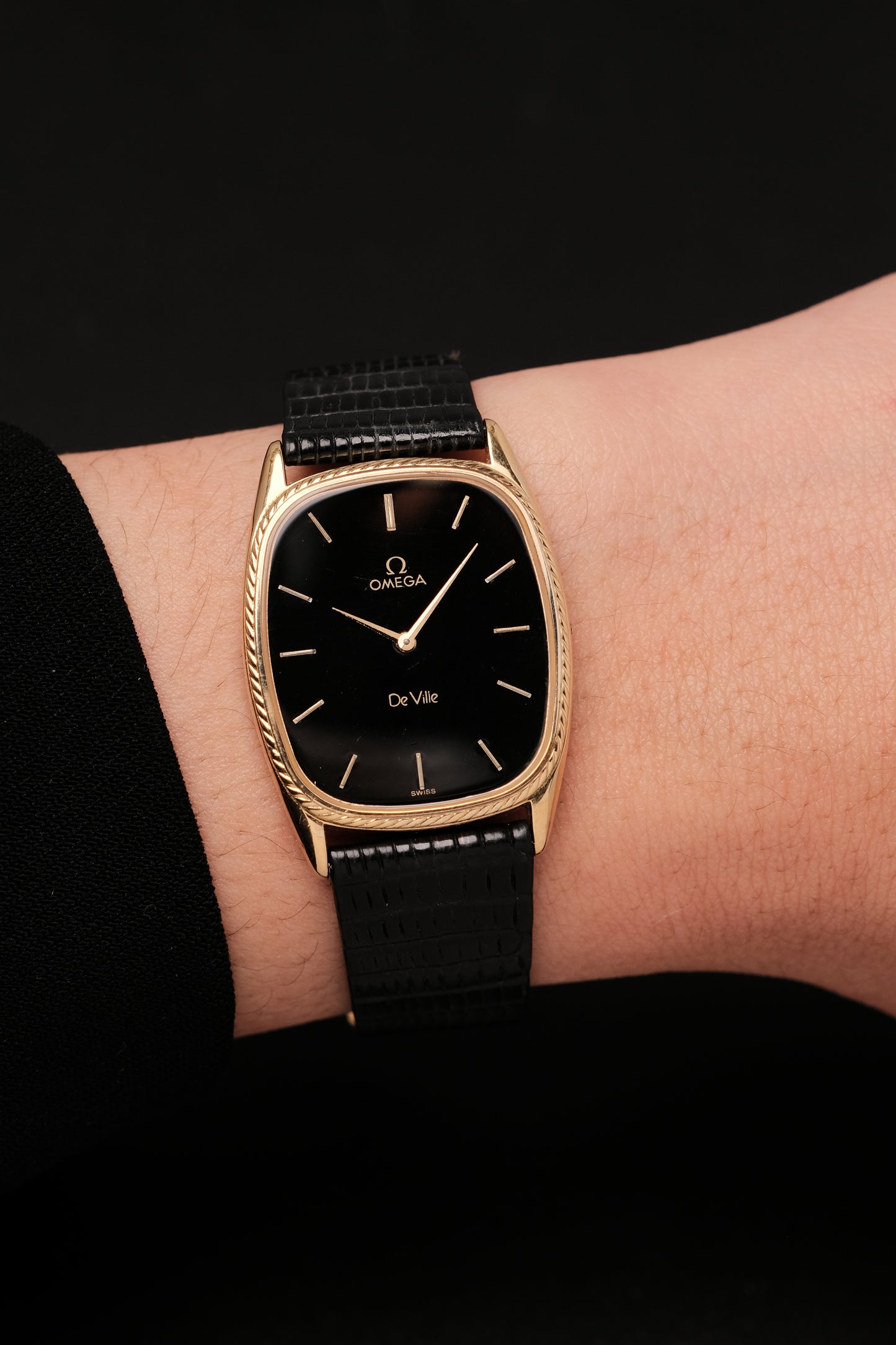 Vintage Omega De Ville Ellipse Quartz Gold Plated Ref 191 0168 Cal 1365