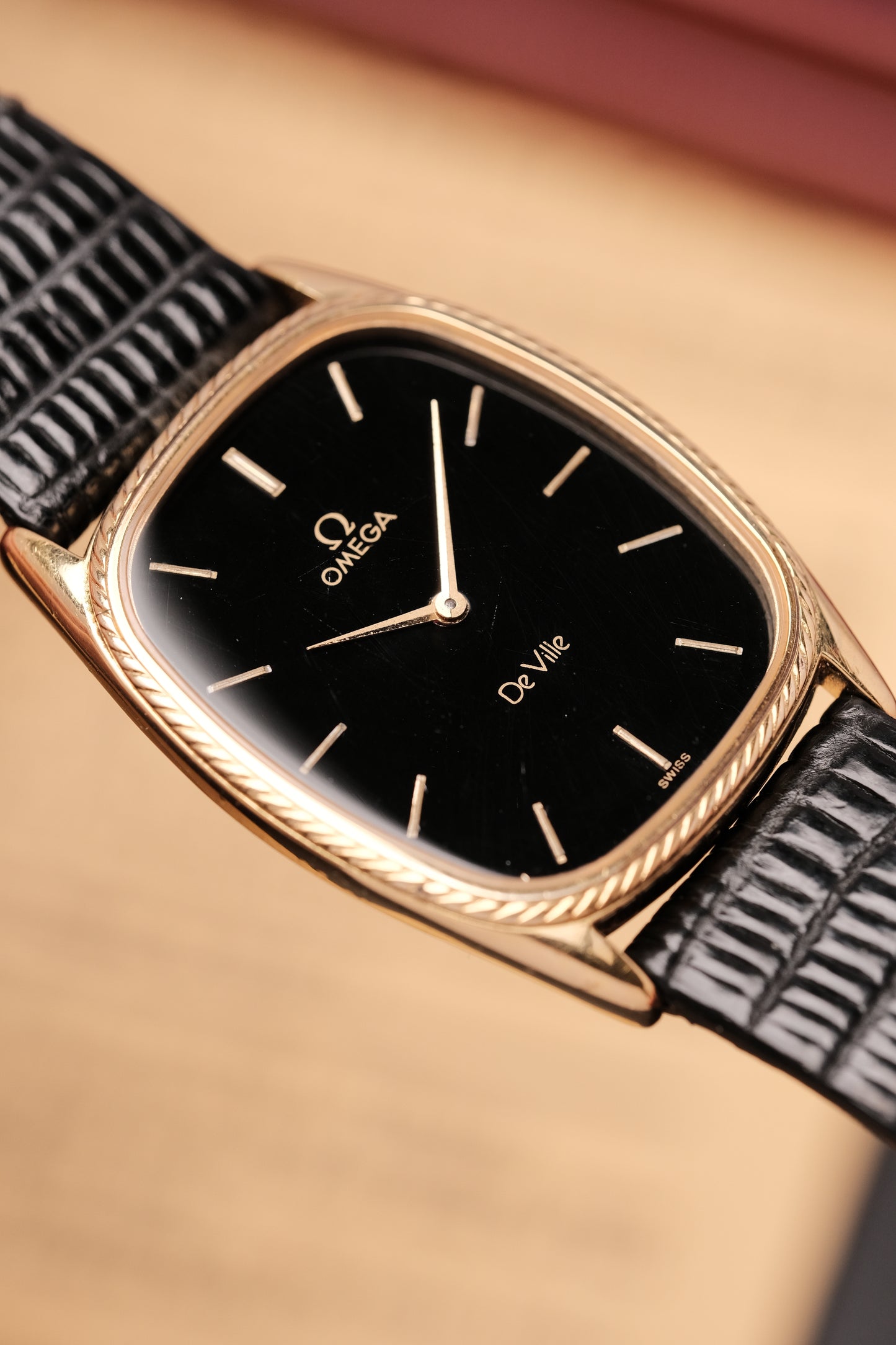 Vintage Omega De Ville Ellipse Quartz Gold Plated Ref 191 0168 Cal 1365