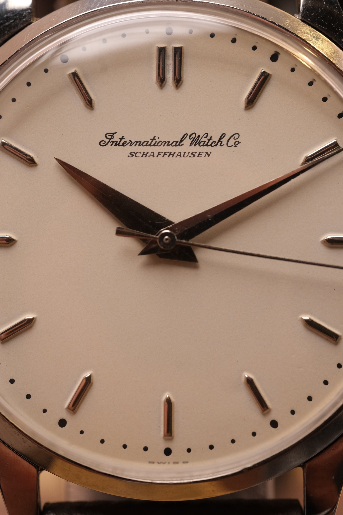 Calatrava IWC SCHAFFHAUSEN Cal.89 White Dial Hand Winding