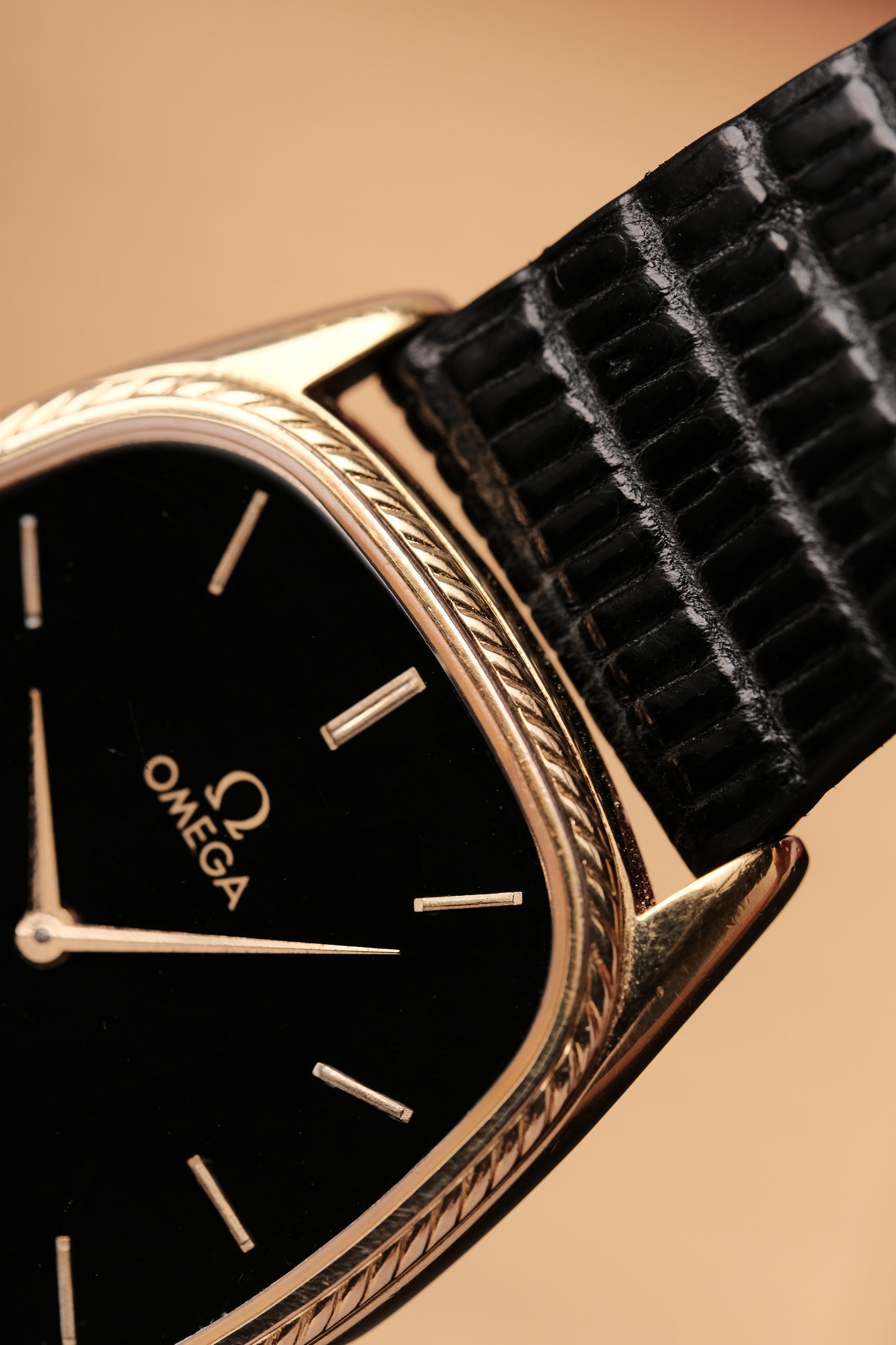 Vintage Omega De Ville Ellipse Quartz Gold Plated Ref 191 0168 Cal 1365