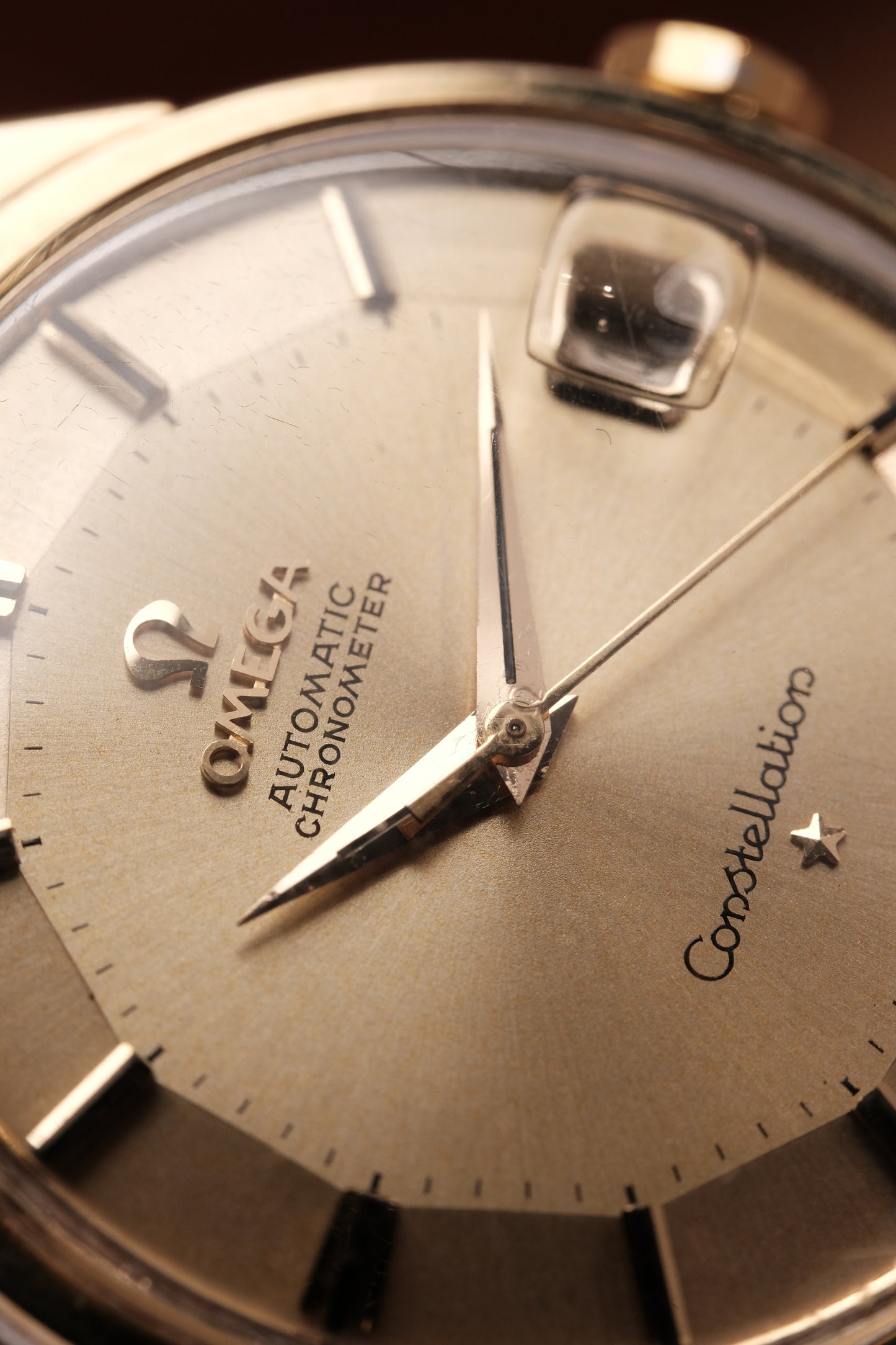 1962 OMEGA CONSTELLATION PIE PAN Champagne Dial CHRONOMETER REF 14902-62 or 168.005