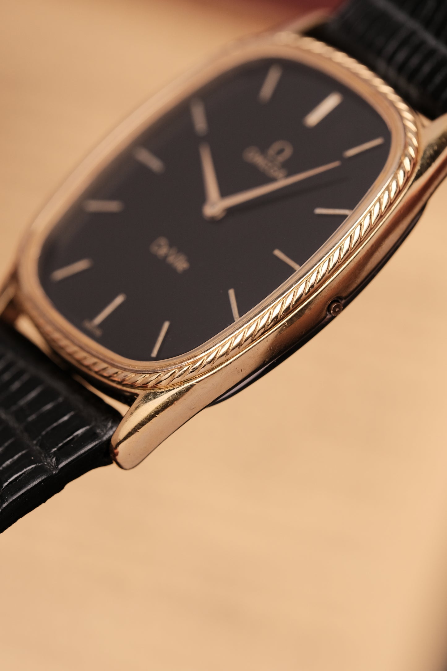 Vintage Omega De Ville Ellipse Quartz Gold Plated Ref 191 0168 Cal 1365